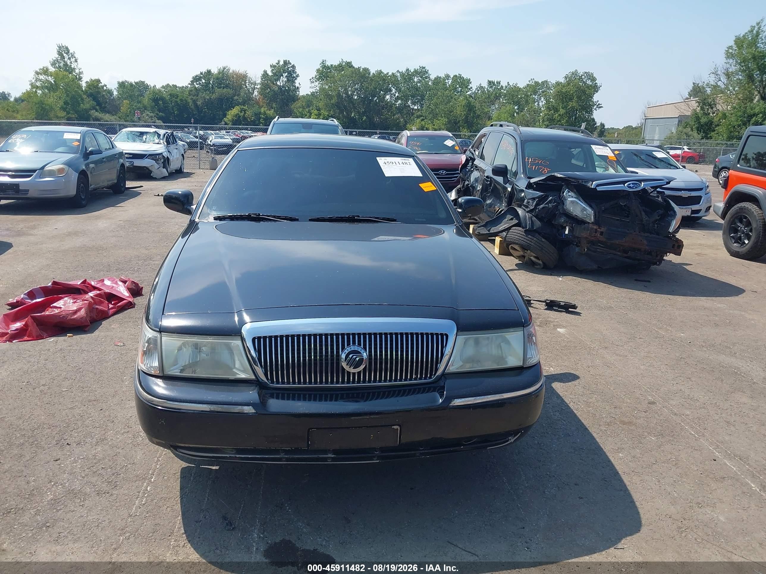 2004 Mercury Grand Marquis Ls Black vin: 2MEHM75W24X634252