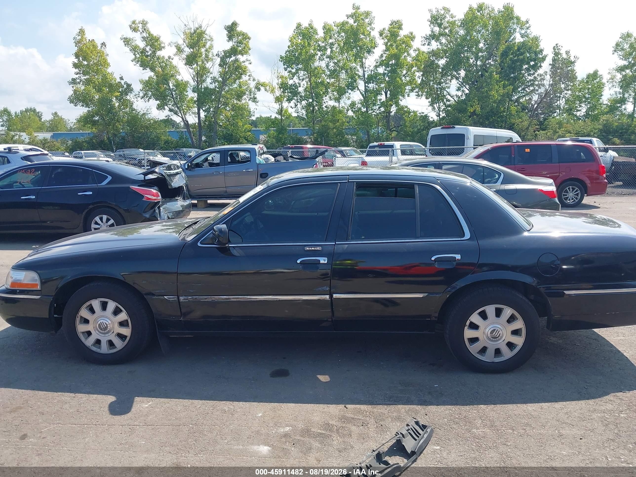 2004 Mercury Grand Marquis Ls Black vin: 2MEHM75W24X634252