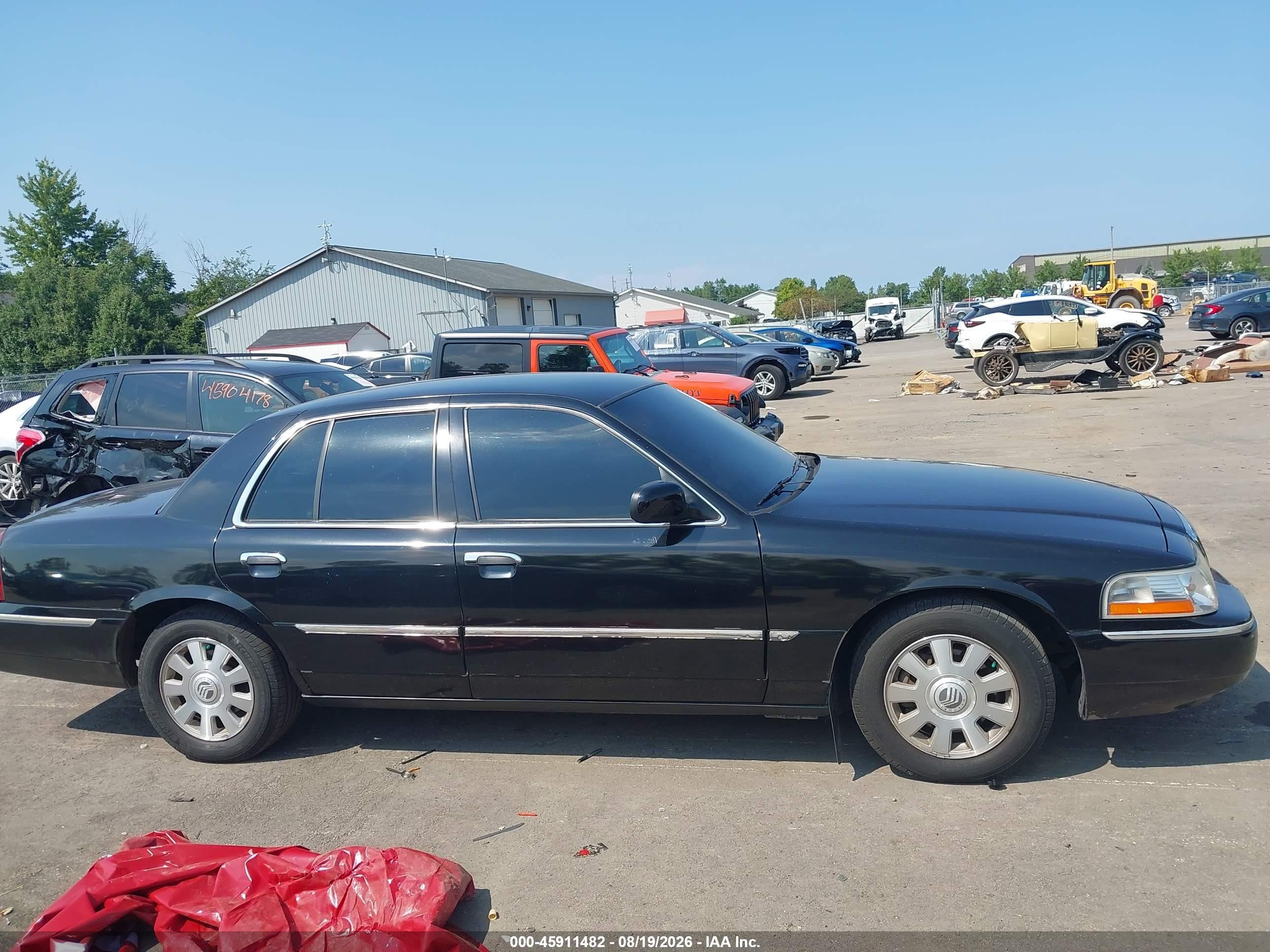 2004 Mercury Grand Marquis Ls Black vin: 2MEHM75W24X634252