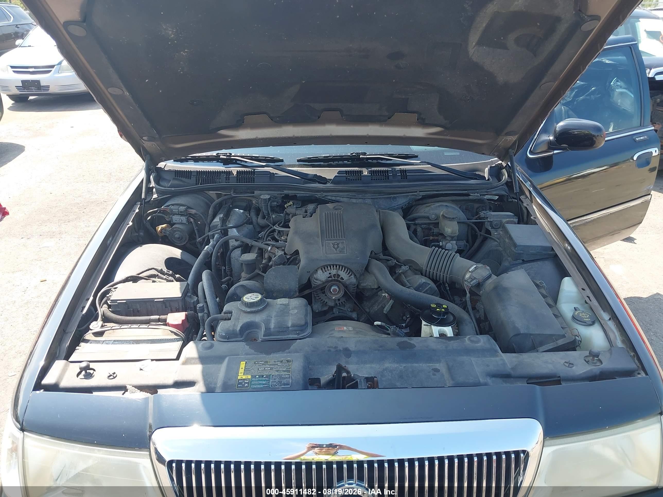 2004 Mercury Grand Marquis Ls Black vin: 2MEHM75W24X634252
