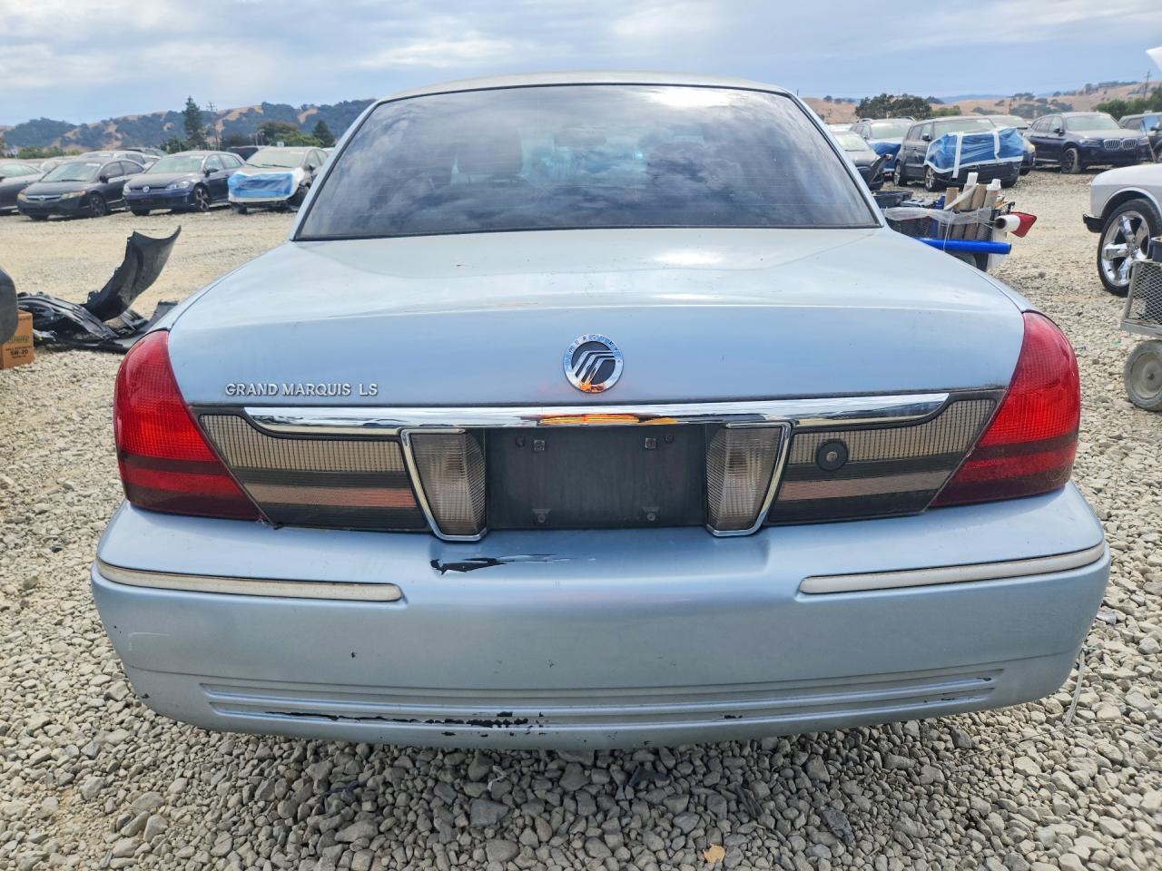 2007 Mercury Grand Marquis Ls Blue vin: 2MEHM75W27X616855