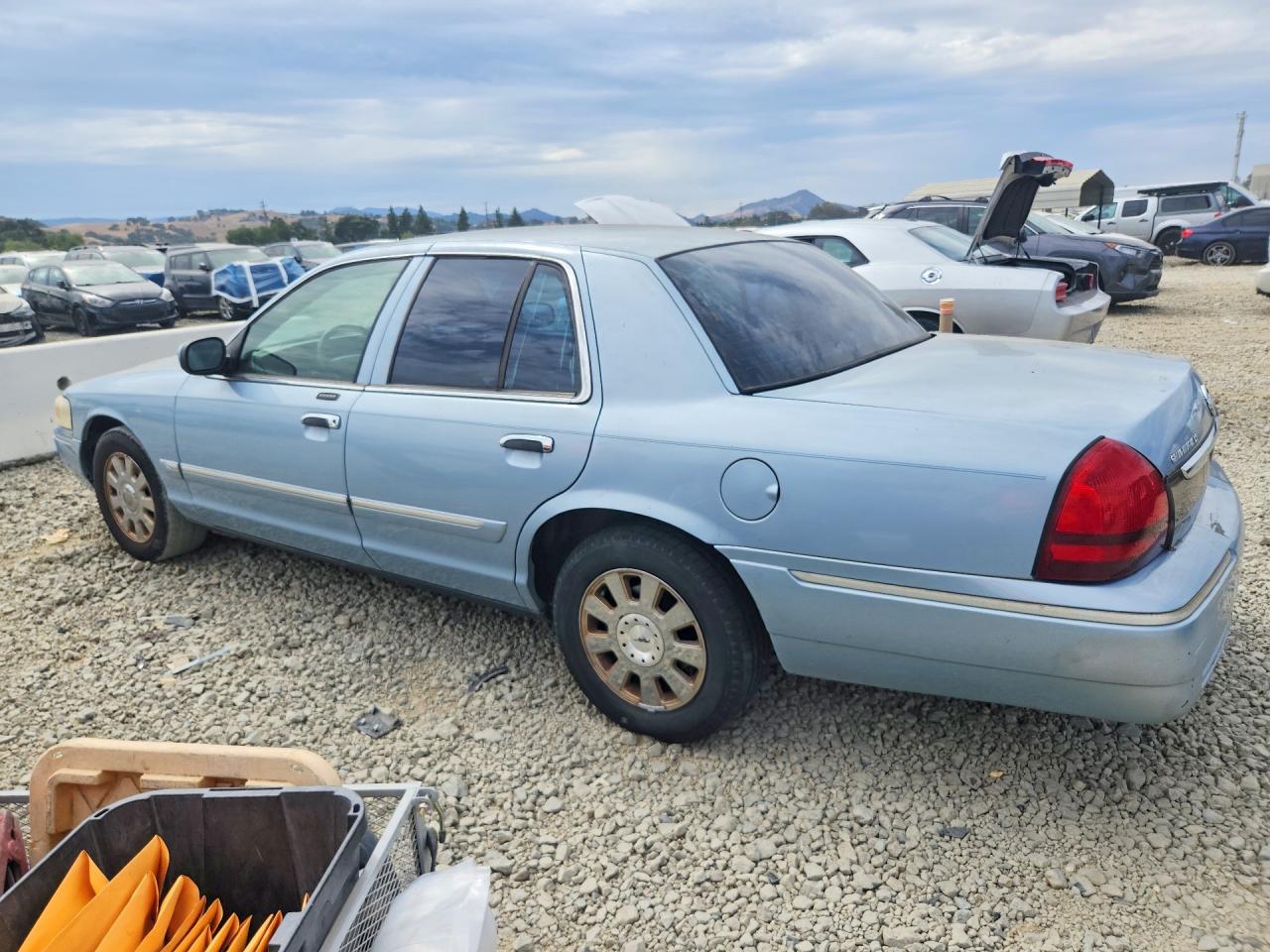 2007 Mercury Grand Marquis Ls Blue vin: 2MEHM75W27X616855