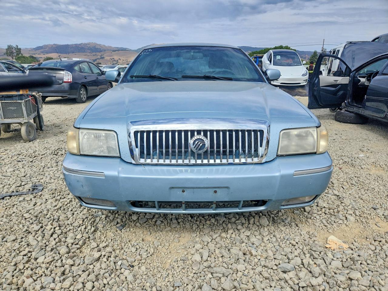 2007 Mercury Grand Marquis Ls Blue vin: 2MEHM75W27X616855