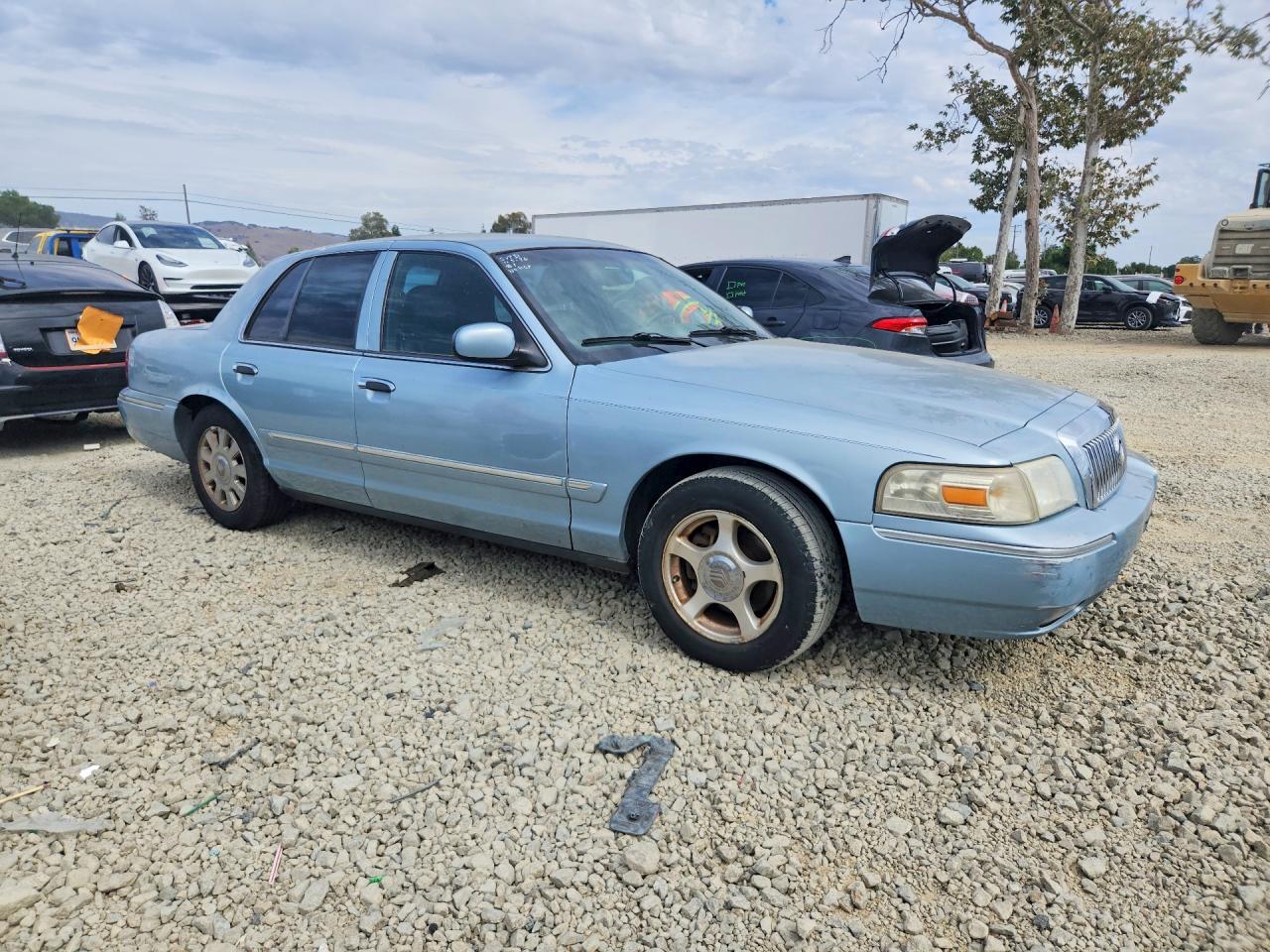 2007 Mercury Grand Marquis Ls Blue vin: 2MEHM75W27X616855