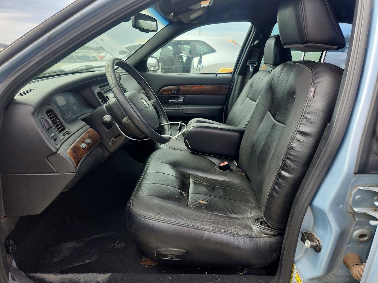 2007 Mercury Grand Marquis Ls Blue vin: 2MEHM75W27X616855