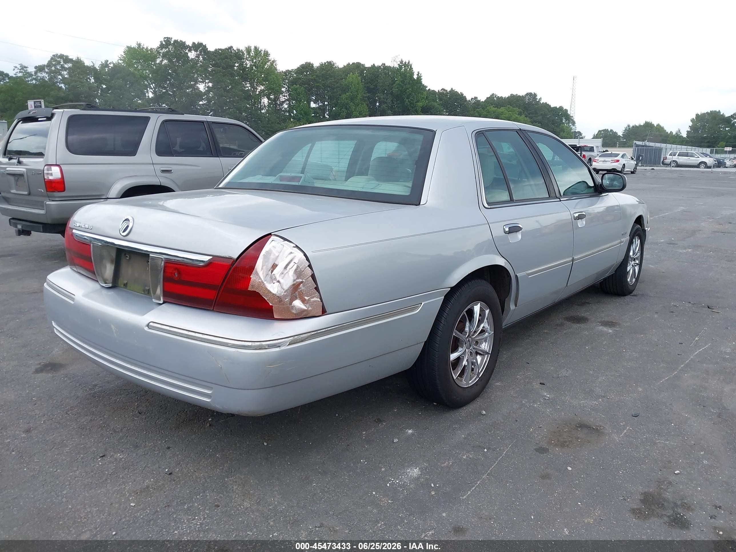 2003 Mercury Grand Marquis Ls Silver vin: 2MEHM75W33X659286
