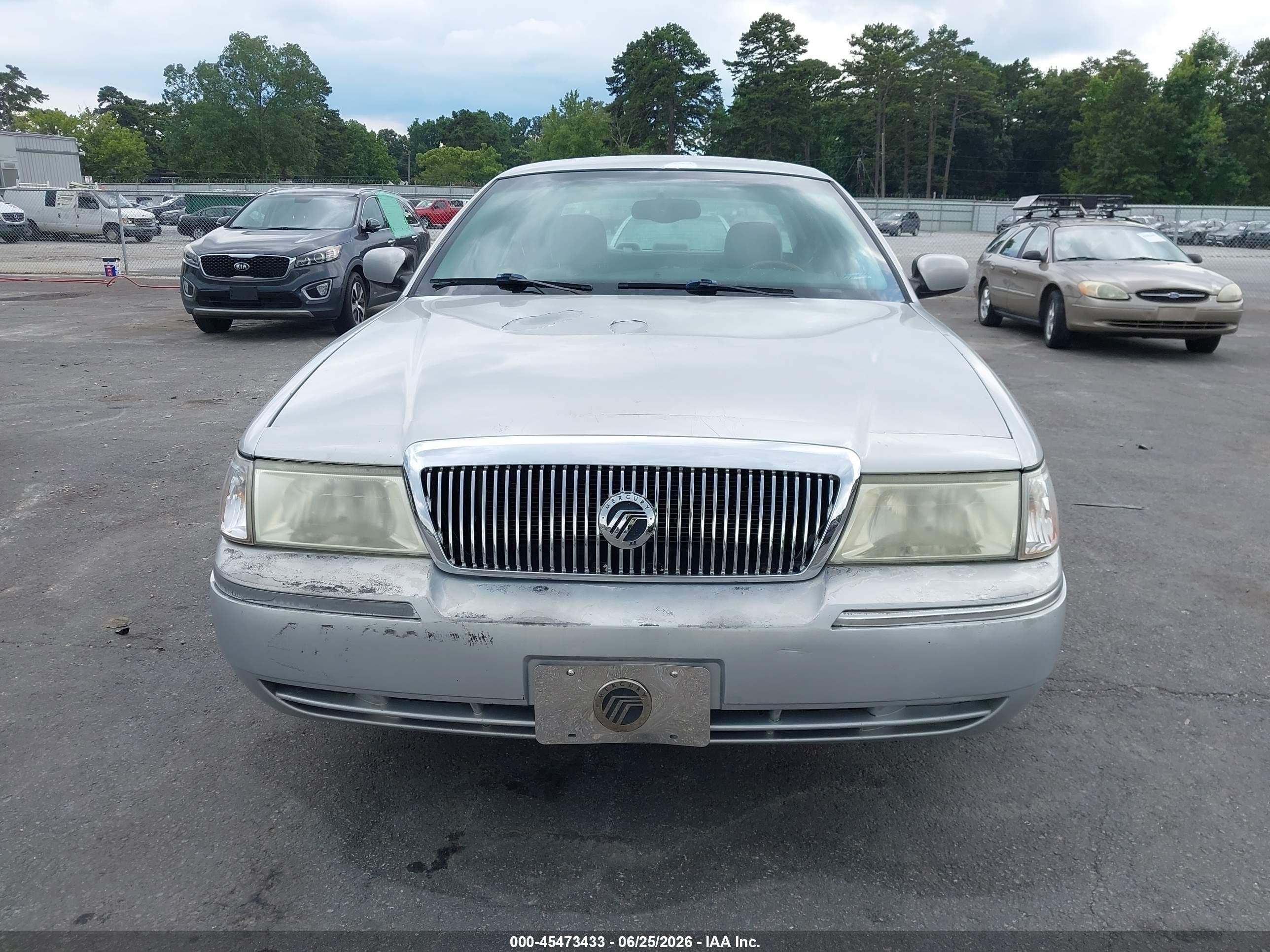 2003 Mercury Grand Marquis Ls Silver vin: 2MEHM75W33X659286