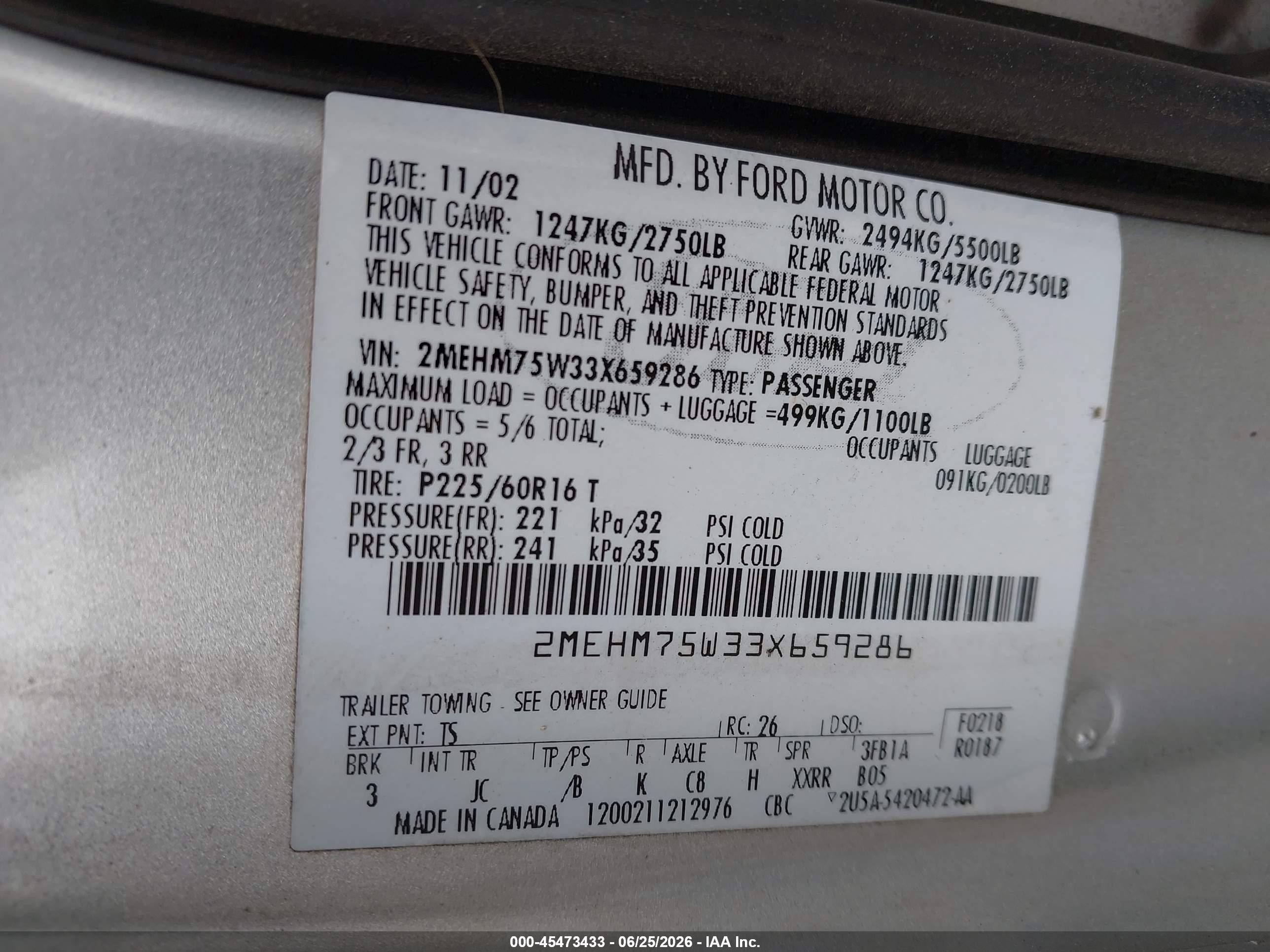 2003 Mercury Grand Marquis Ls Silver vin: 2MEHM75W33X659286