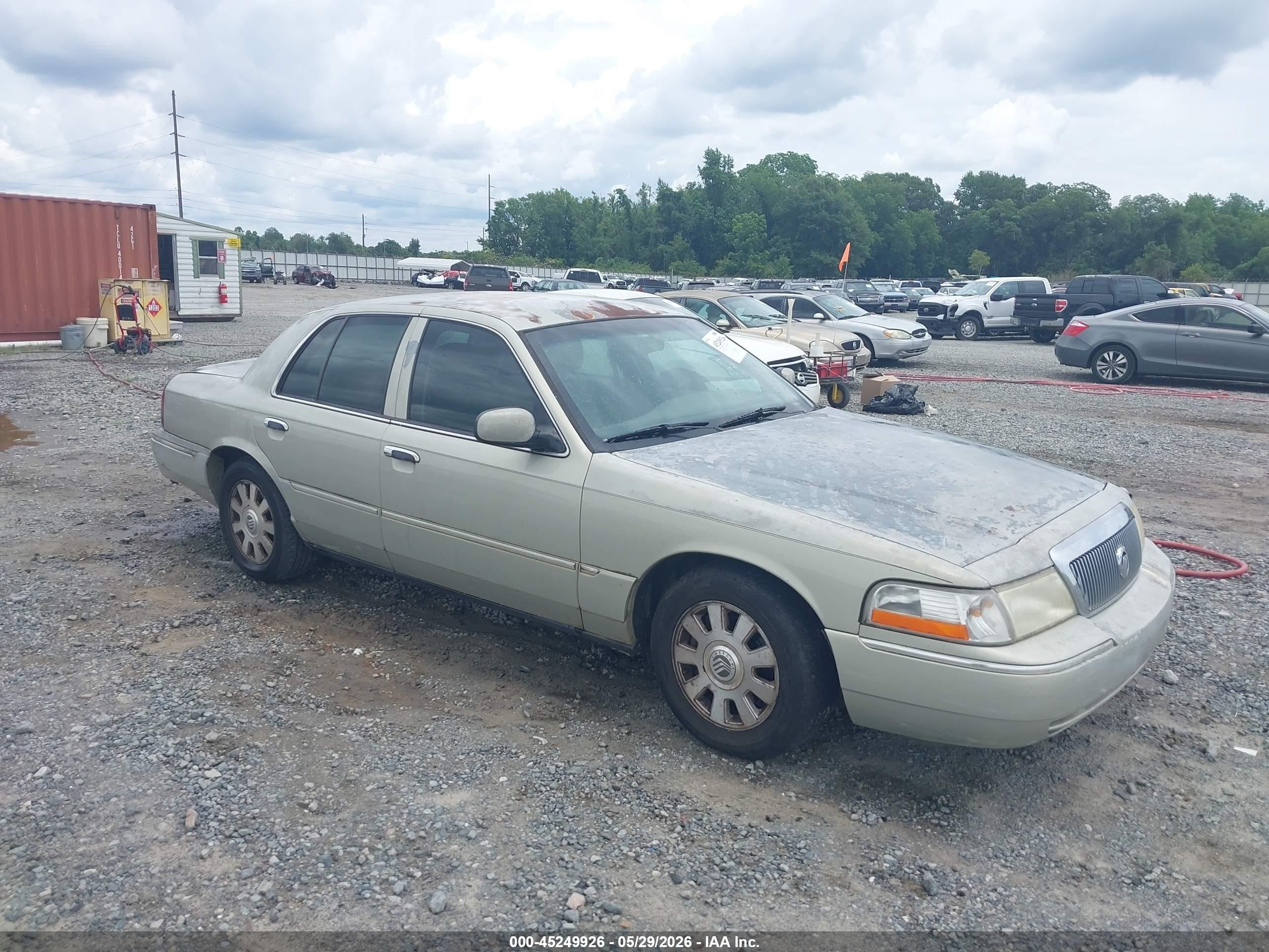 2003 Mercury Grand Marquis Ls Champagne vin: 2MEHM75W33X680543