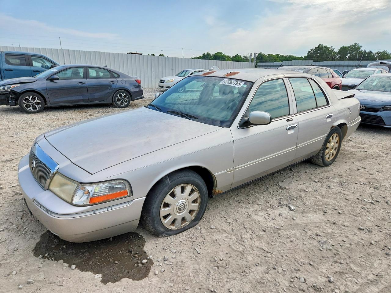 2004 Mercury Grand Marquis Ls Gray vin: 2MEHM75W34X695142