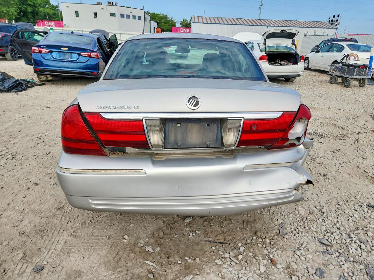 2004 Mercury Grand Marquis Ls Gray vin: 2MEHM75W34X695142