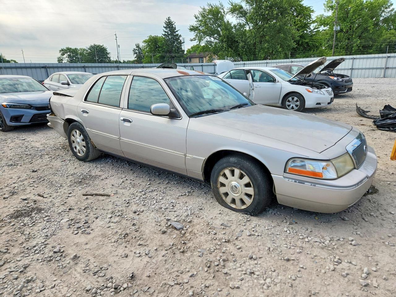 2004 Mercury Grand Marquis Ls Gray vin: 2MEHM75W34X695142