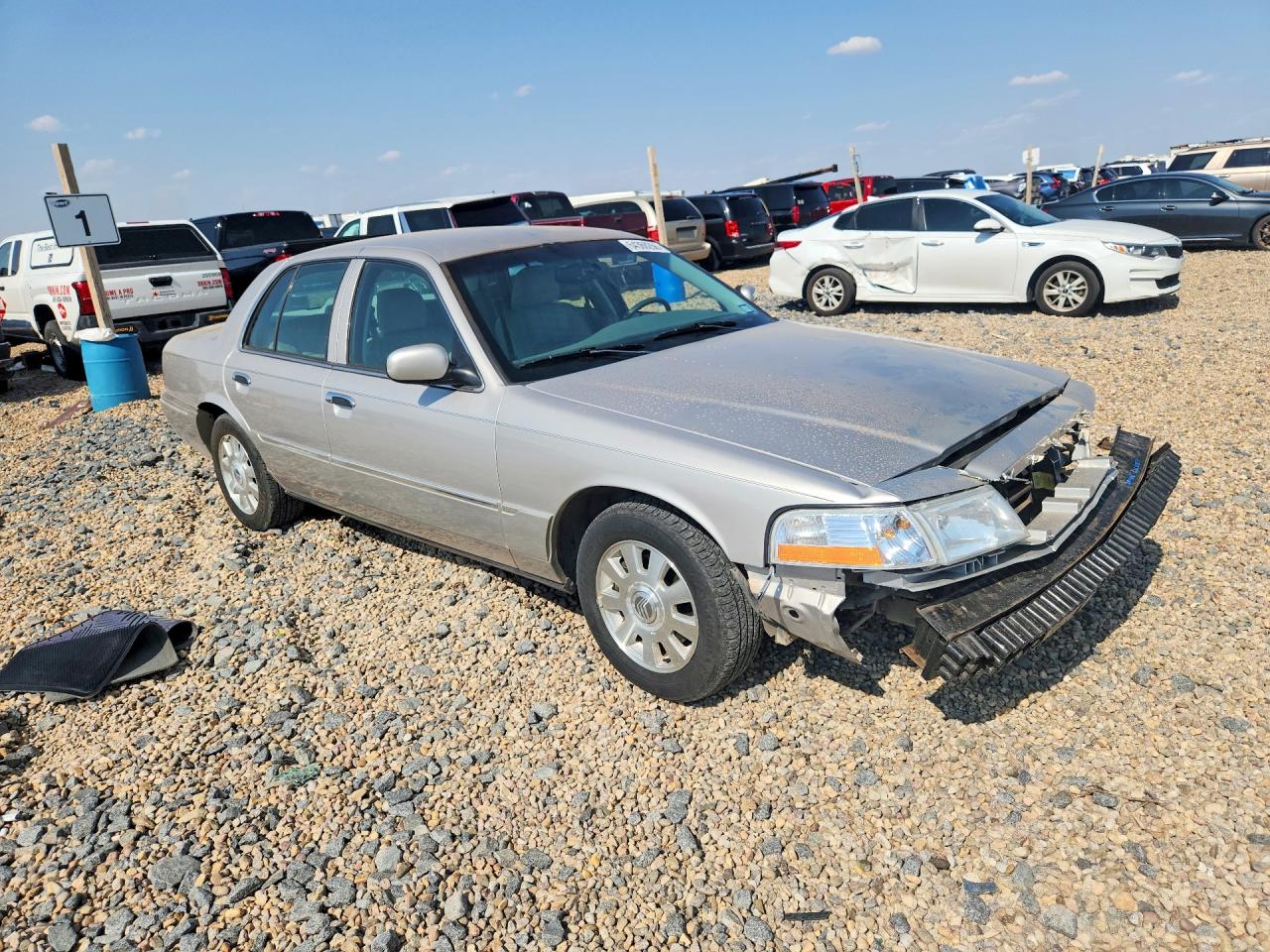 2003 Mercury Grand Marquis Ls Silver vin: 2MEHM75W43X697142