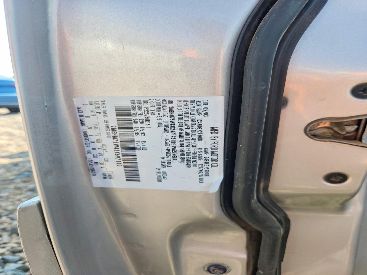 2003 Mercury Grand Marquis Ls Silver vin: 2MEHM75W43X697142