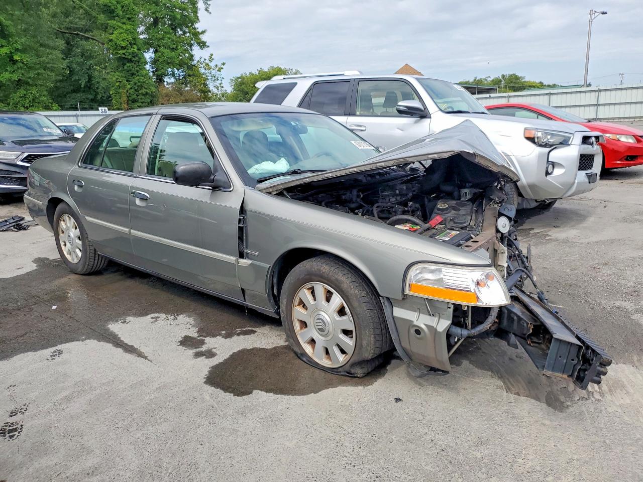 2004 Mercury Grand Marquis Ls Gray vin: 2MEHM75W44X611216