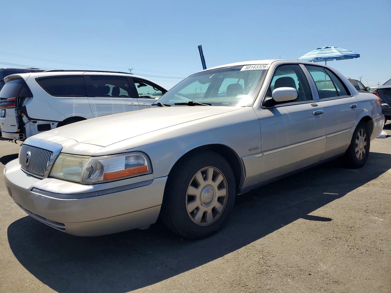 2005 Mercury Grand Marquis Ls Silver vin: 2MEHM75W45X632133