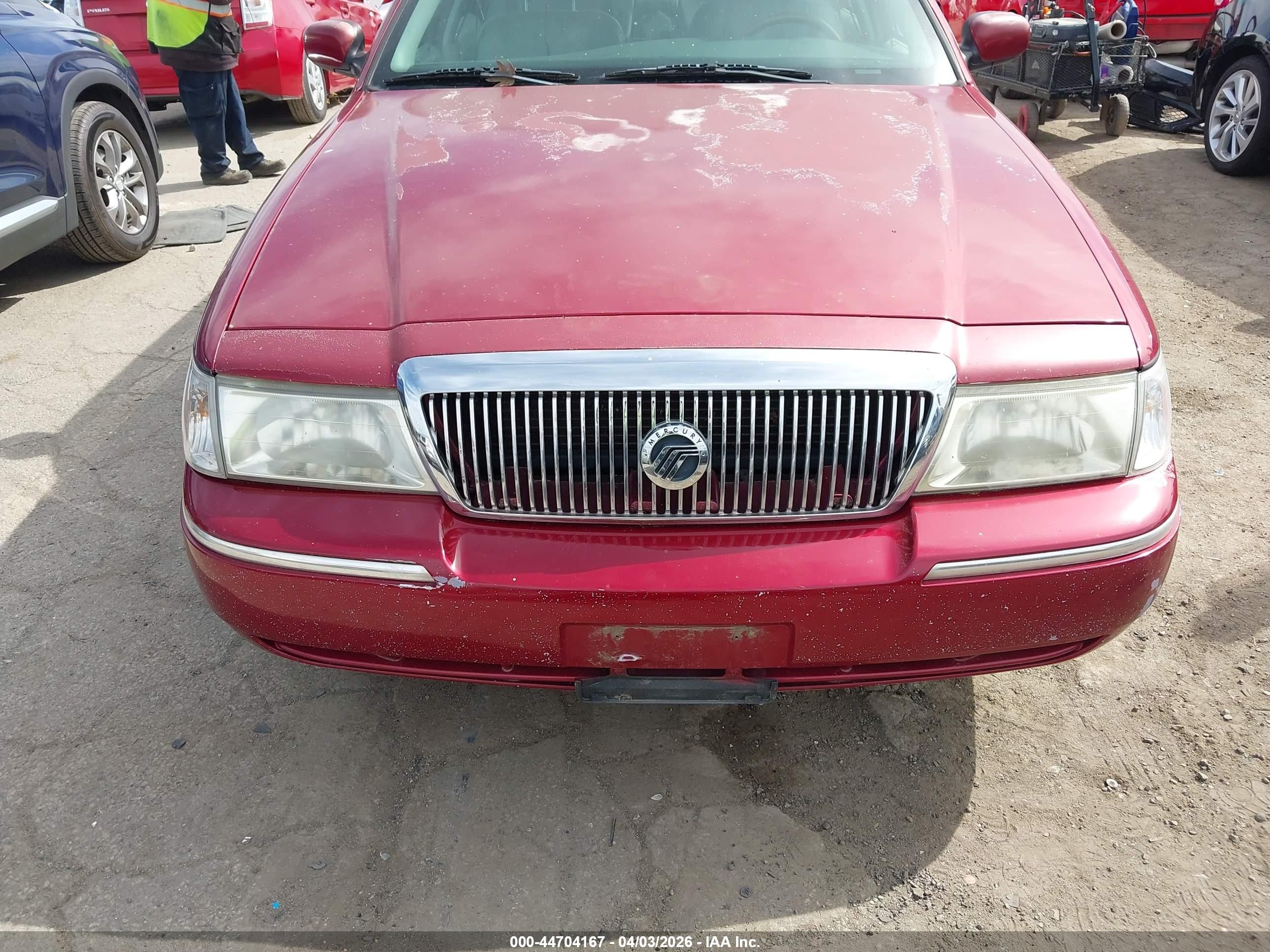 2003 Mercury Grand Marquis Ls Красный vin: 2MEHM75W53X690815