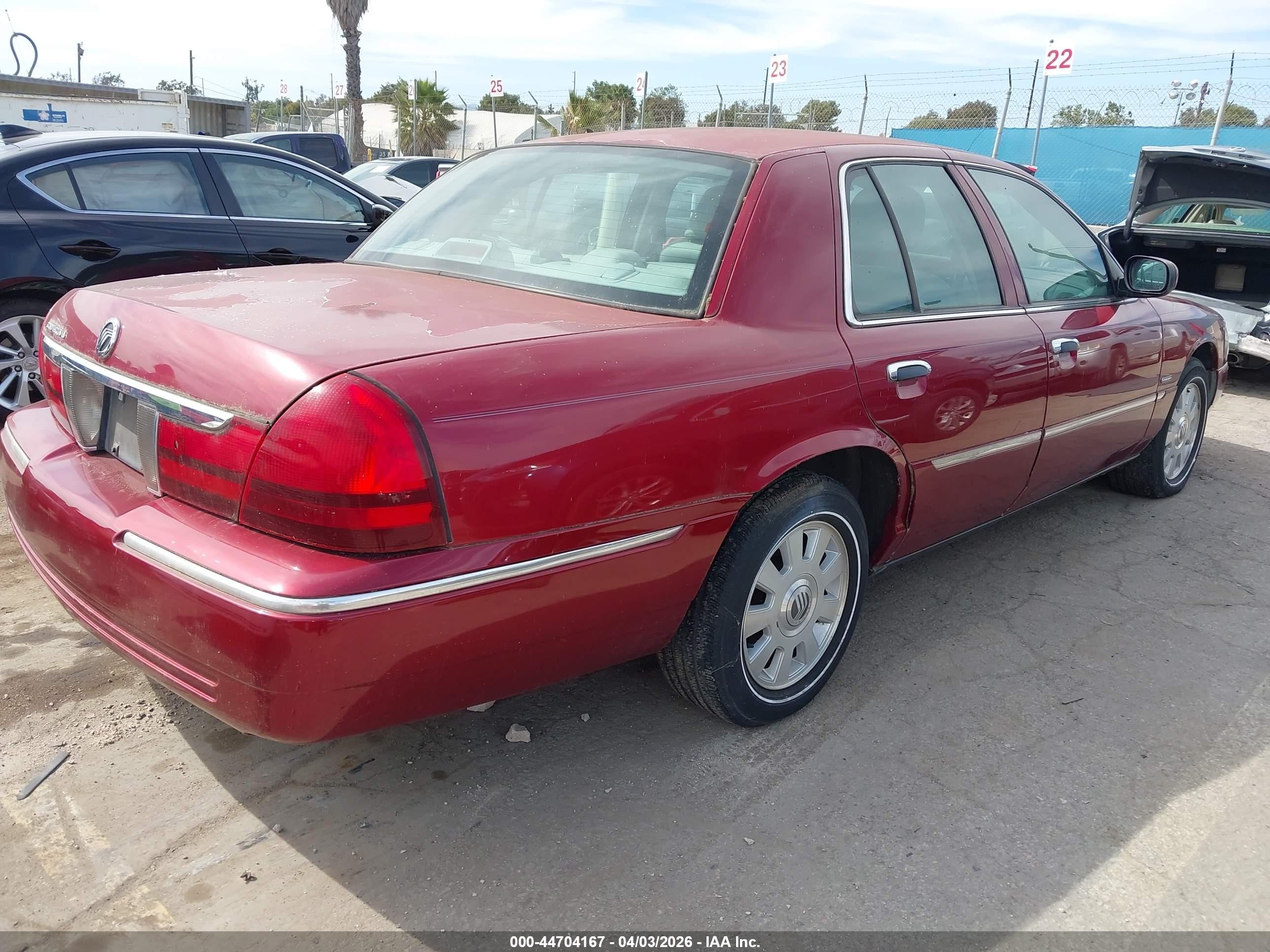 2003 Mercury Grand Marquis Ls Красный vin: 2MEHM75W53X690815