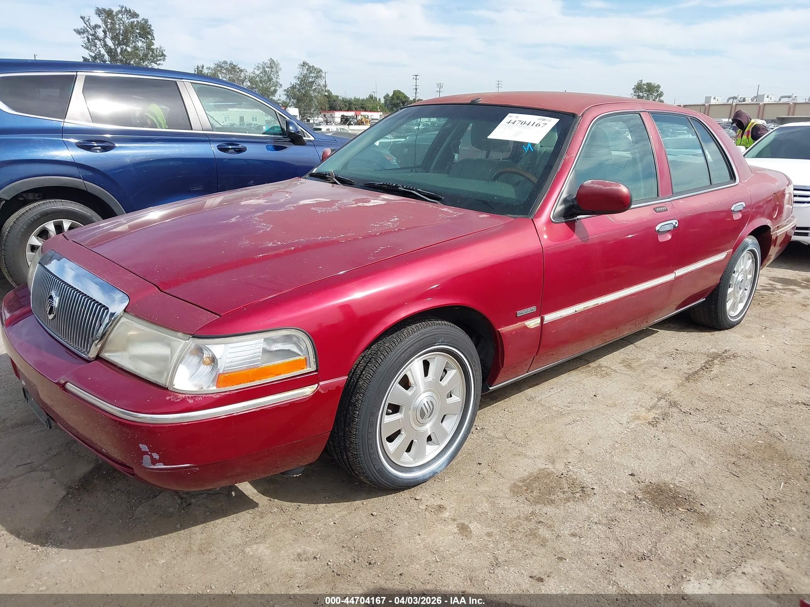 2003 Mercury Grand Marquis Ls Красный vin: 2MEHM75W53X690815