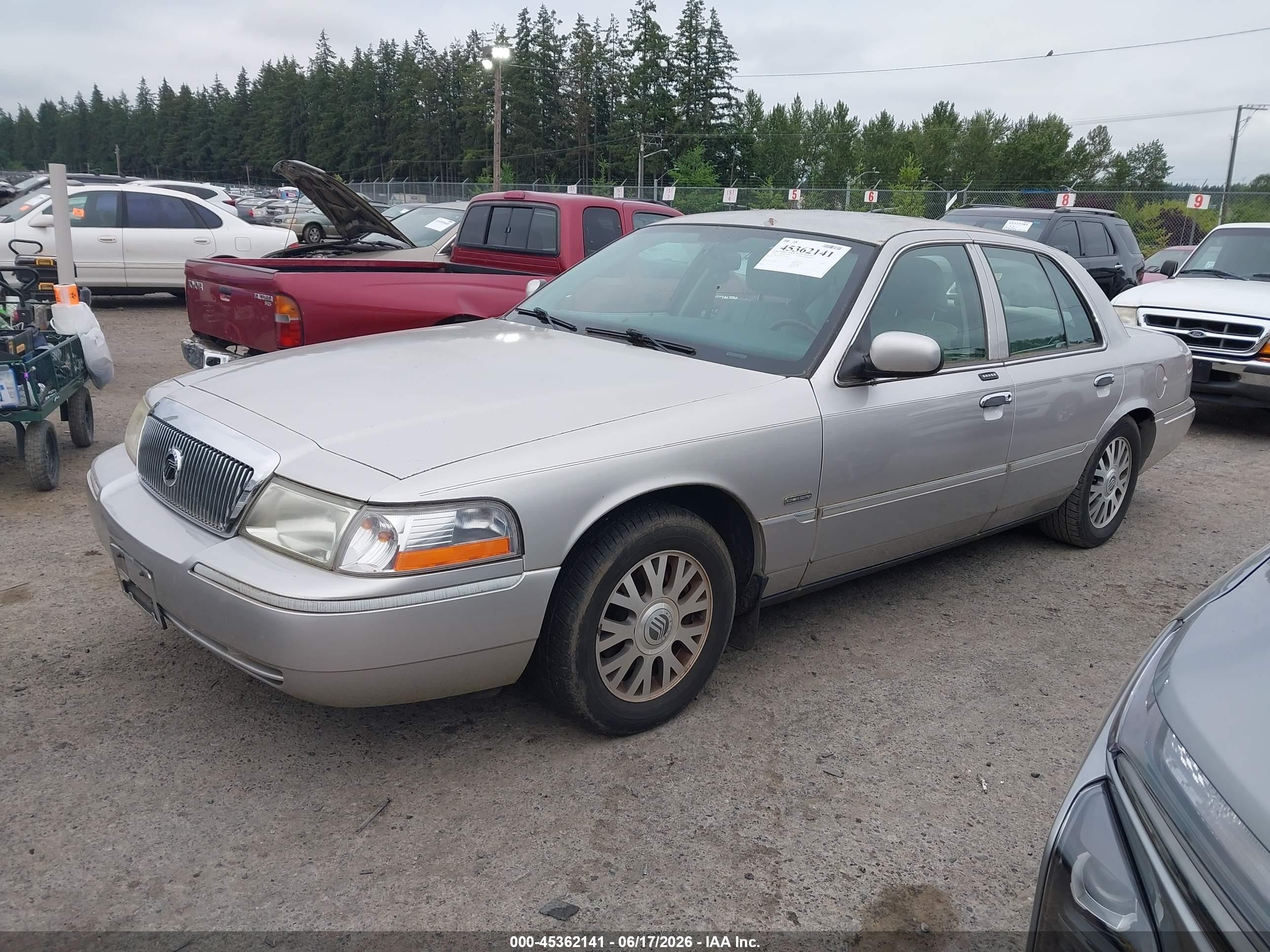 2005 Mercury Grand Marquis Ls/lse Silver vin: 2MEHM75W55X602557