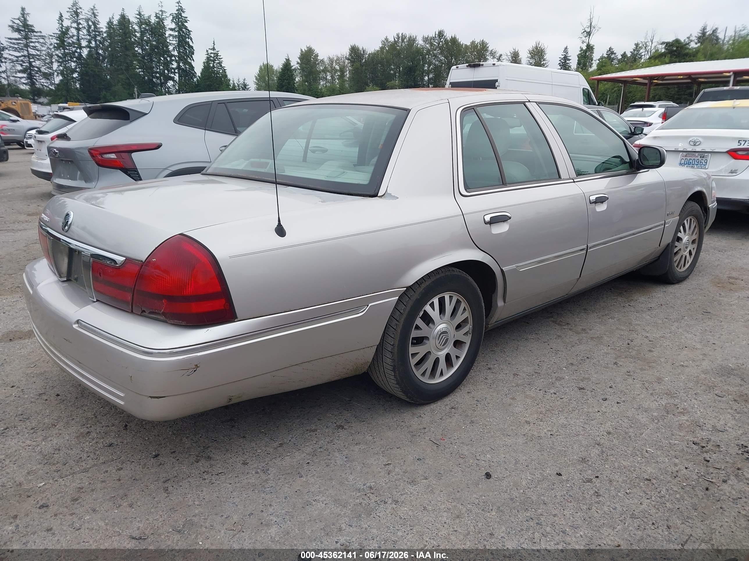 2005 Mercury Grand Marquis Ls/lse Silver vin: 2MEHM75W55X602557