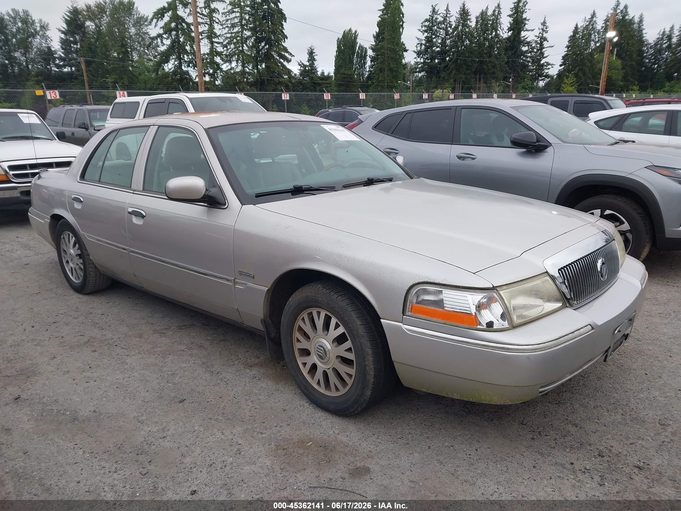 2005 Mercury Grand Marquis Ls/lse Silver vin: 2MEHM75W55X602557