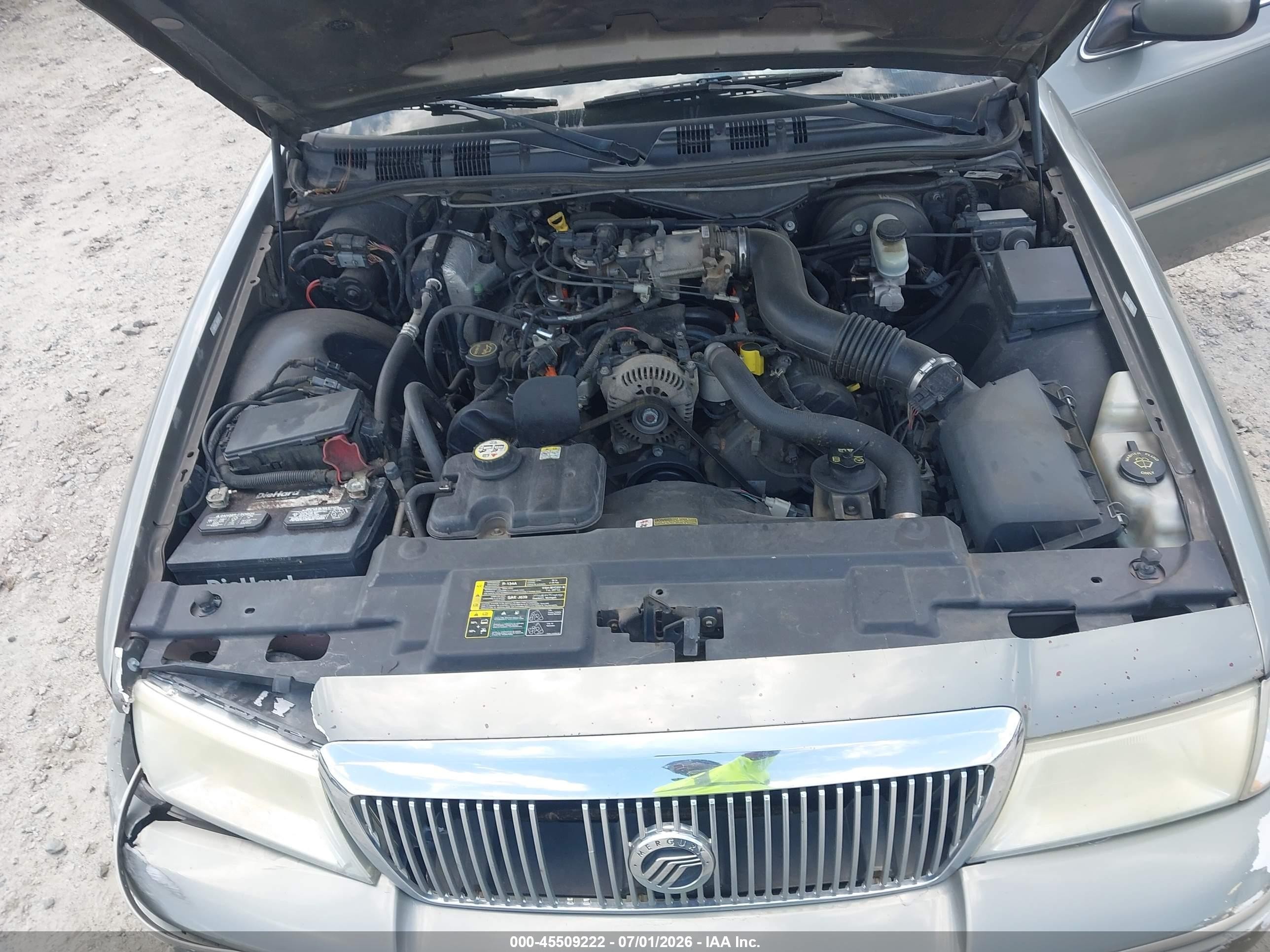 2003 Mercury Grand Marquis Ls Gray vin: 2MEHM75W63X699409