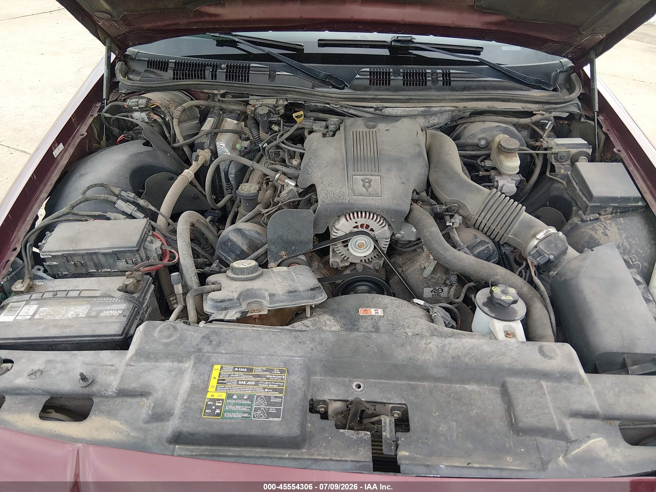 2004 Mercury Grand Marquis Ls Красный vin: 2MEHM75W64X628972