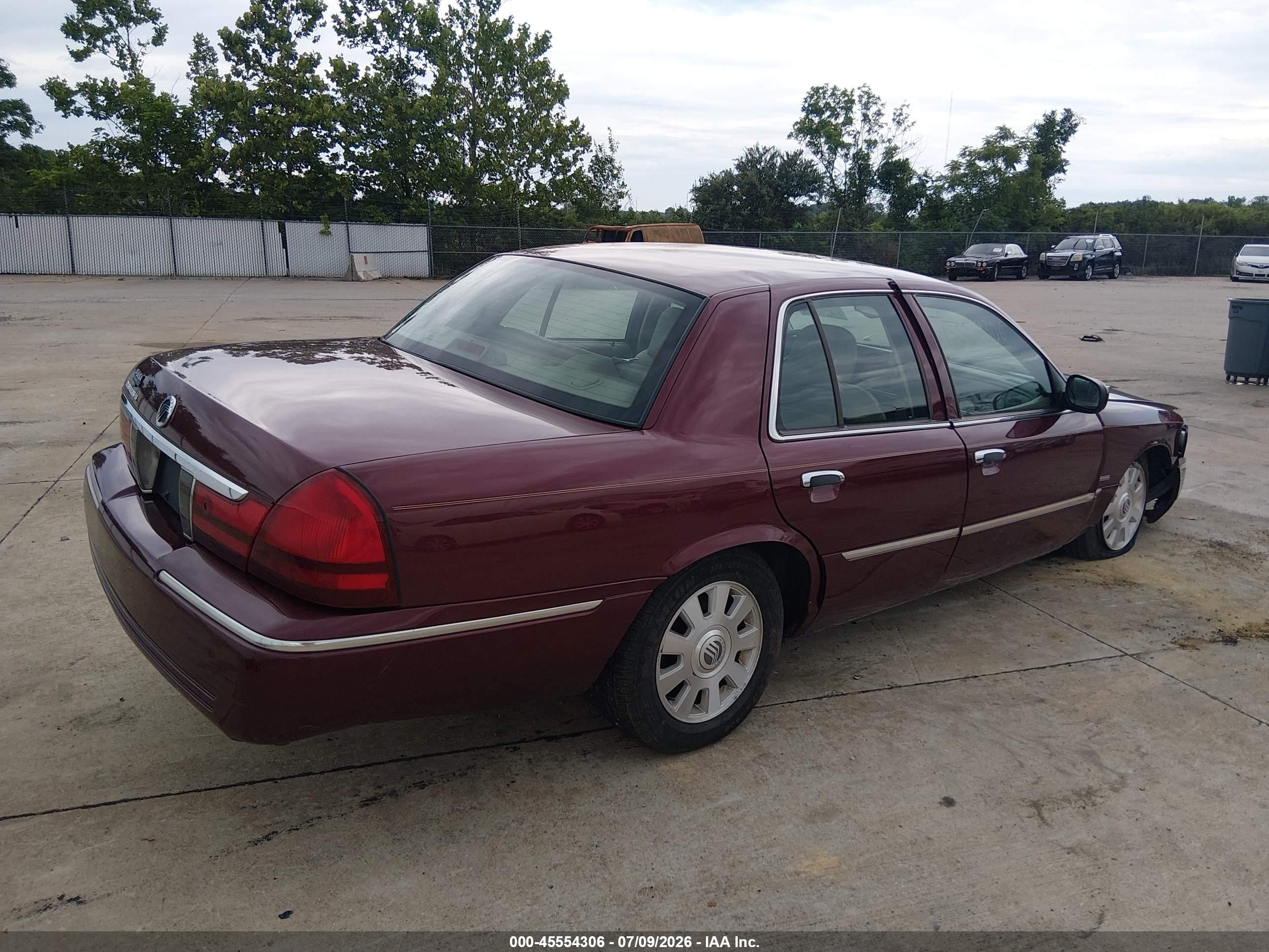 2004 Mercury Grand Marquis Ls Красный vin: 2MEHM75W64X628972