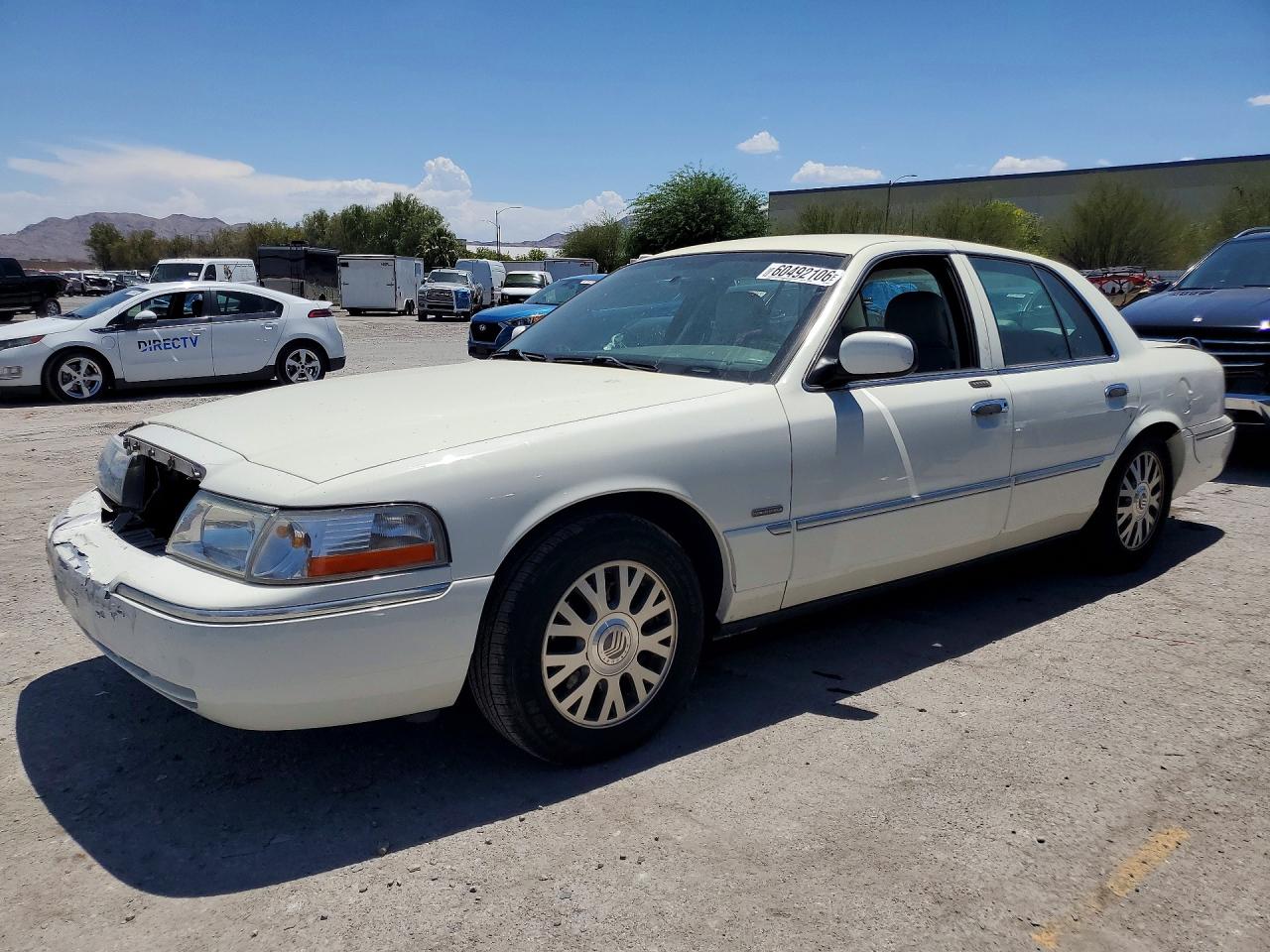 2005 Mercury Grand Marquis Ls White vin: 2MEHM75W65X624549