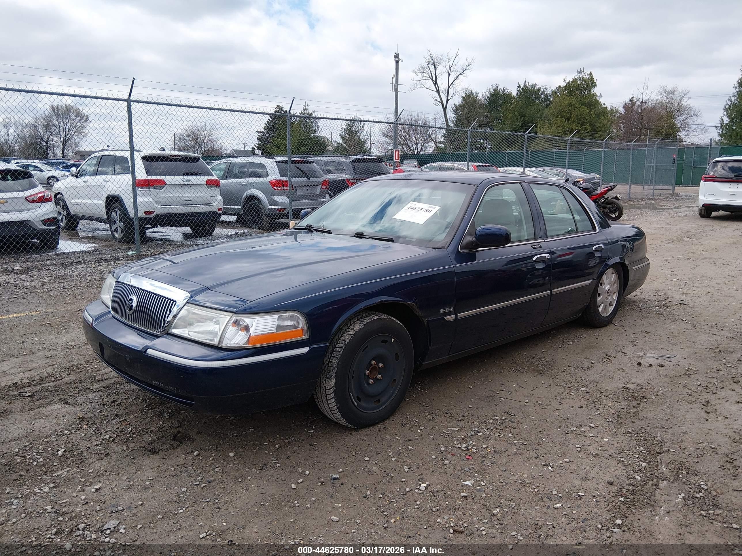 2004 Mercury Grand Marquis Ls Blue vin: 2MEHM75W74X613039
