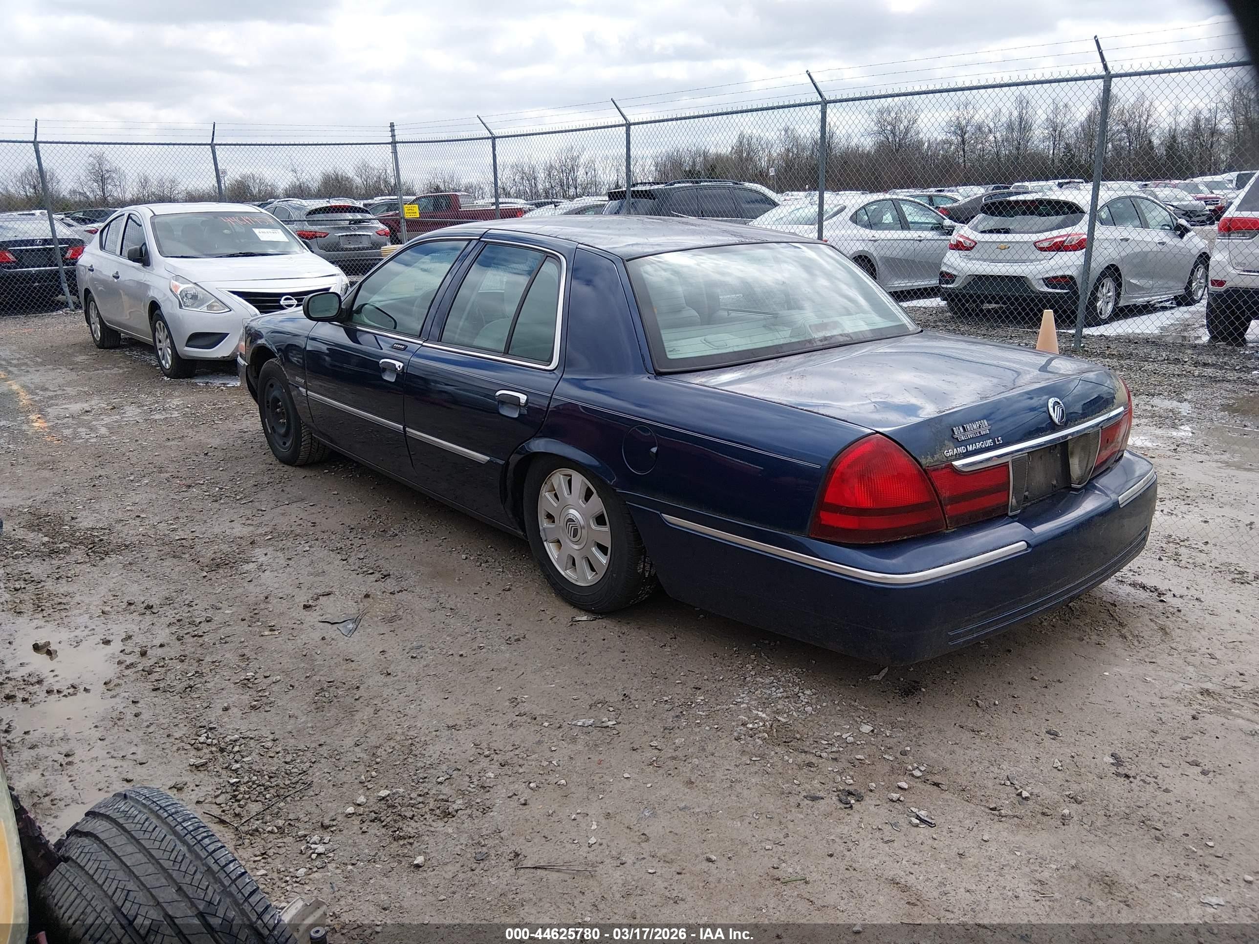 2004 Mercury Grand Marquis Ls Blue vin: 2MEHM75W74X613039