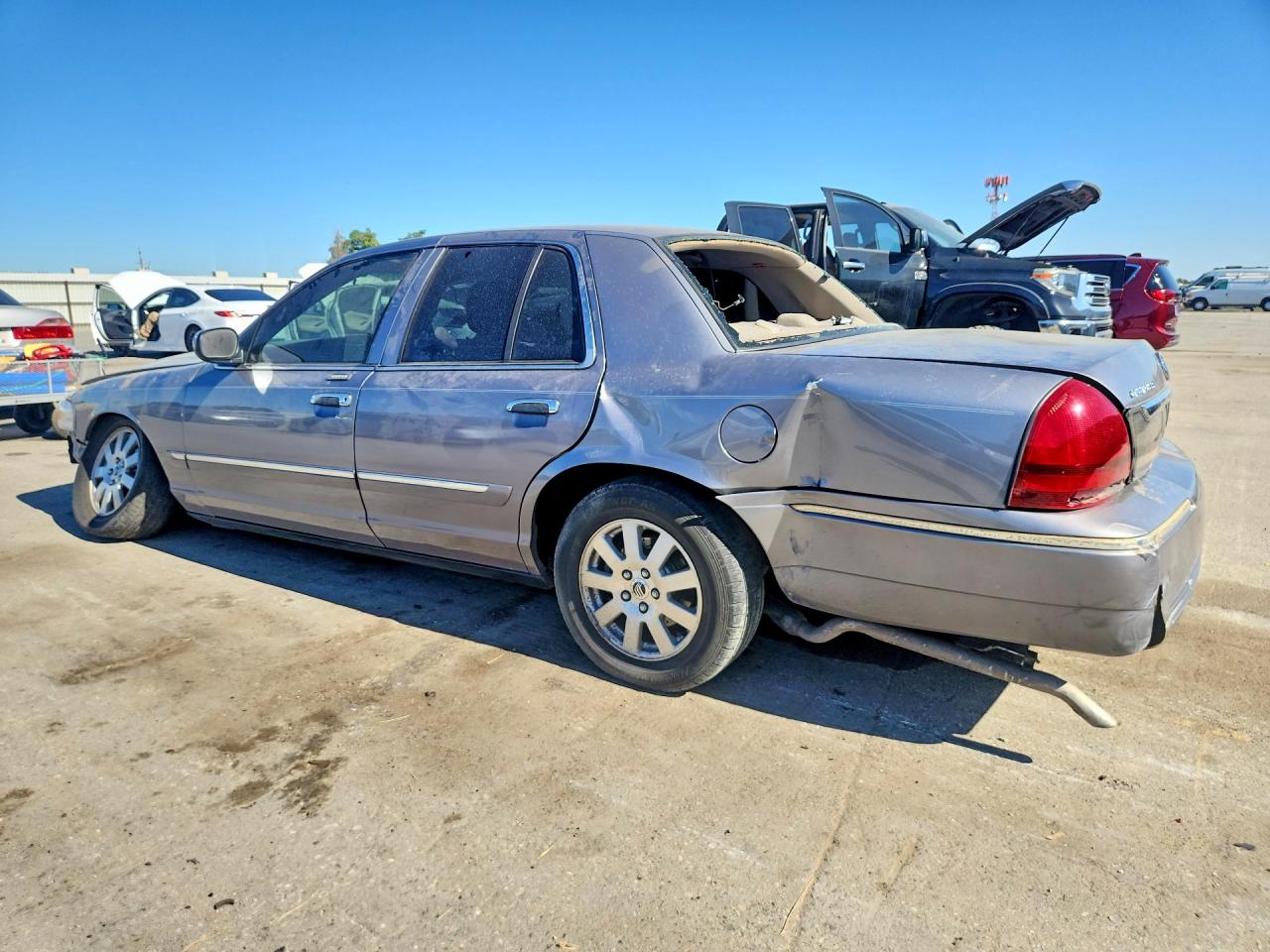 2006 Mercury Grand Marquis Ls Gray vin: 2MEHM75W76X623203