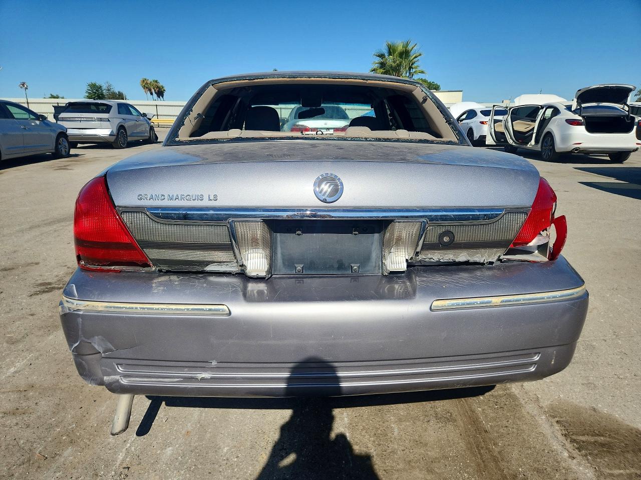 2006 Mercury Grand Marquis Ls Gray vin: 2MEHM75W76X623203