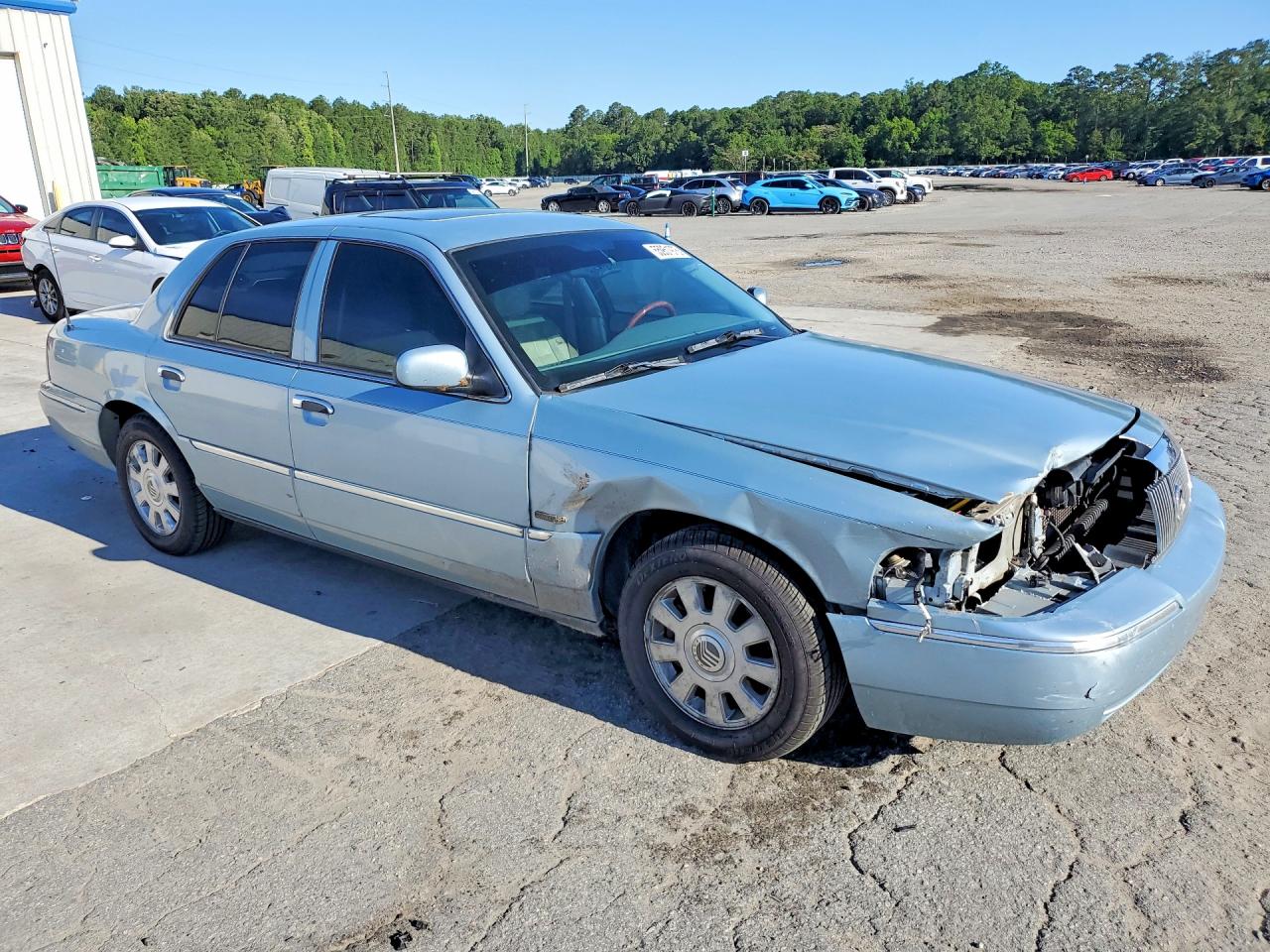 2005 Mercury Grand Marquis Ls Blue vin: 2MEHM75W85X600043