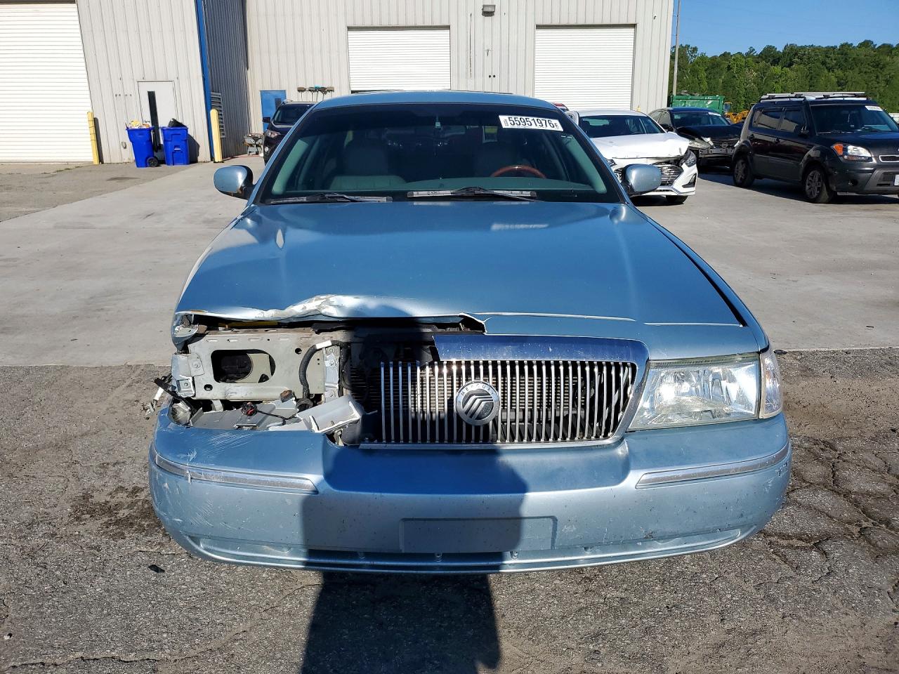 2005 Mercury Grand Marquis Ls Blue vin: 2MEHM75W85X600043