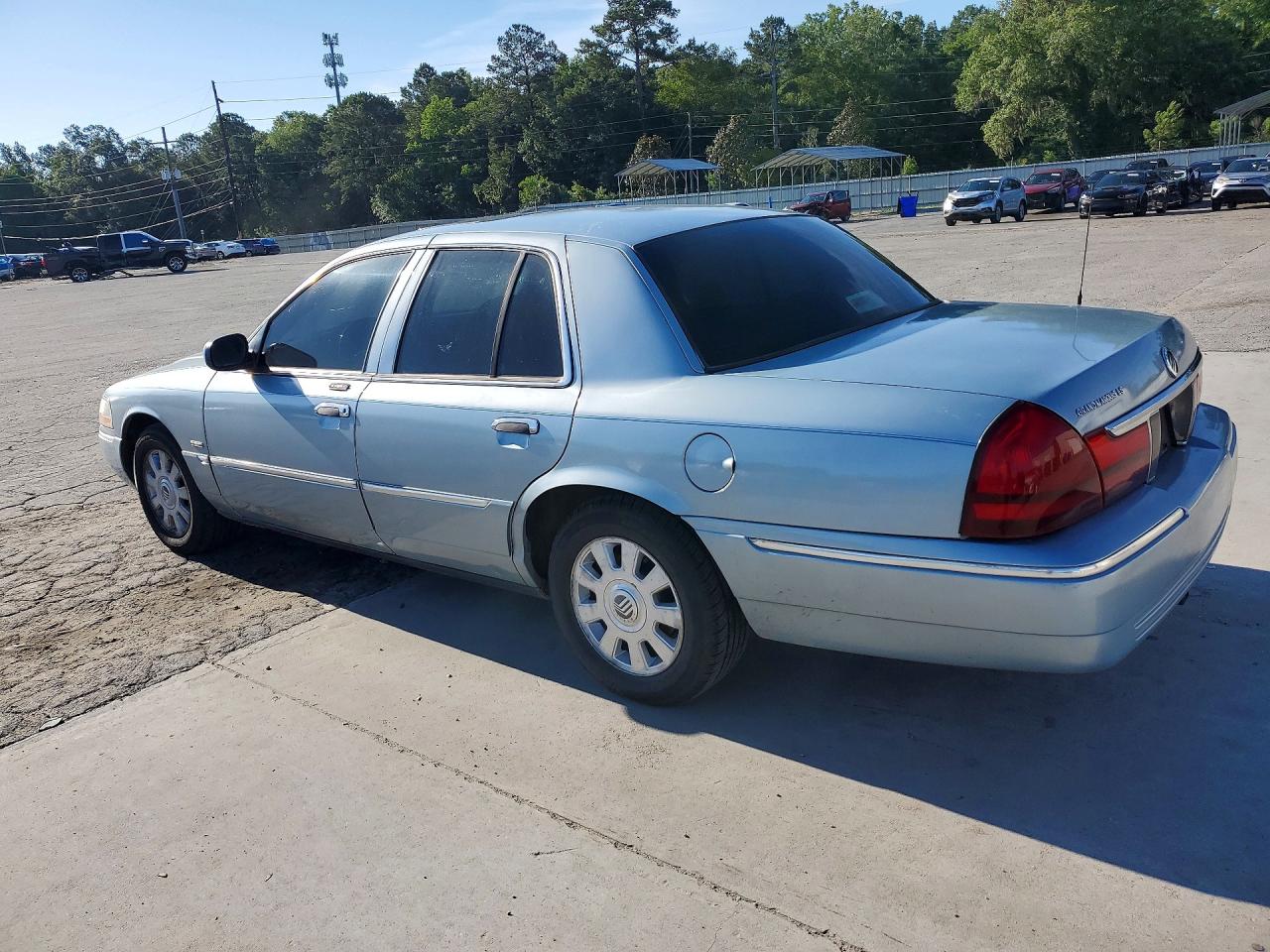 2005 Mercury Grand Marquis Ls Blue vin: 2MEHM75W85X600043