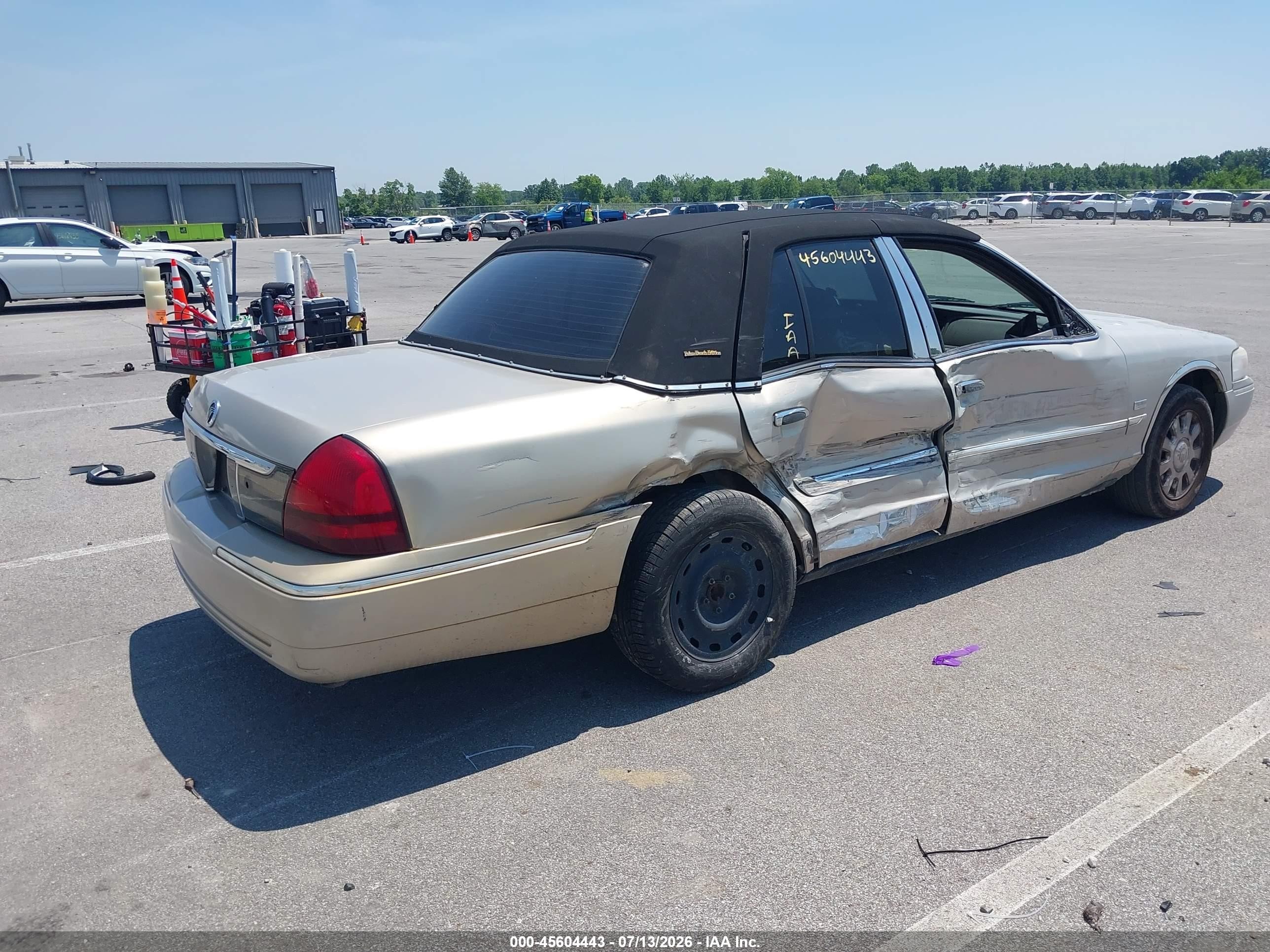 2007 Mercury Grand Marquis Ls Beige vin: 2MEHM75W87X602717