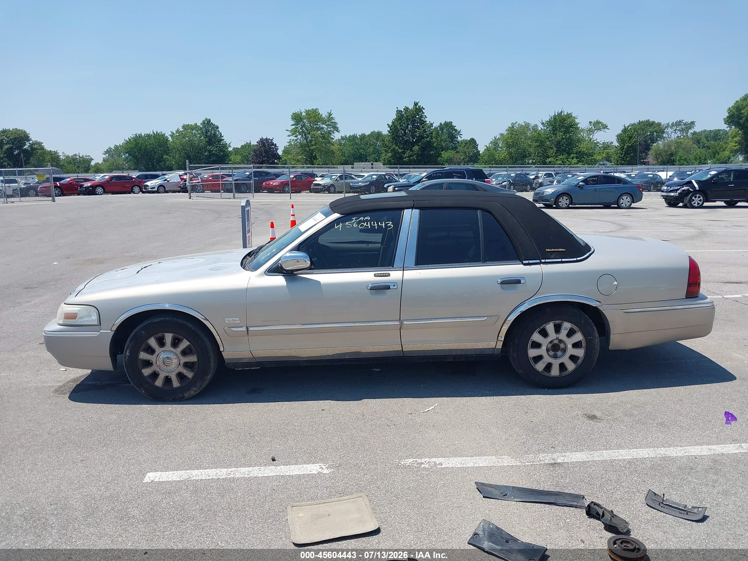 2007 Mercury Grand Marquis Ls Beige vin: 2MEHM75W87X602717