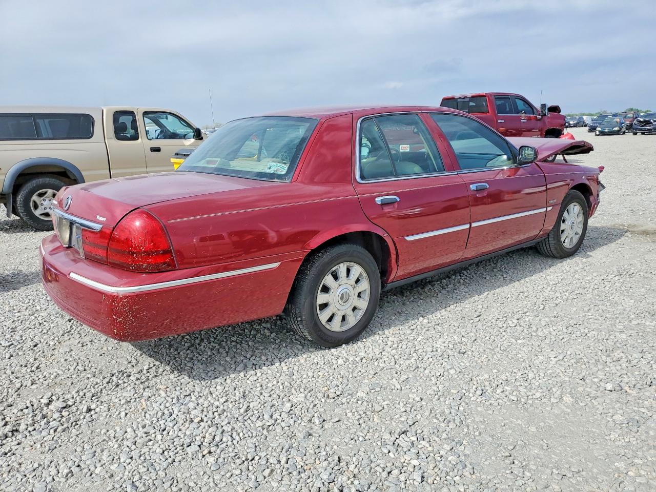 2003 Mercury Grand Marquis Ls Burgundy vin: 2MEHM75W93X664072