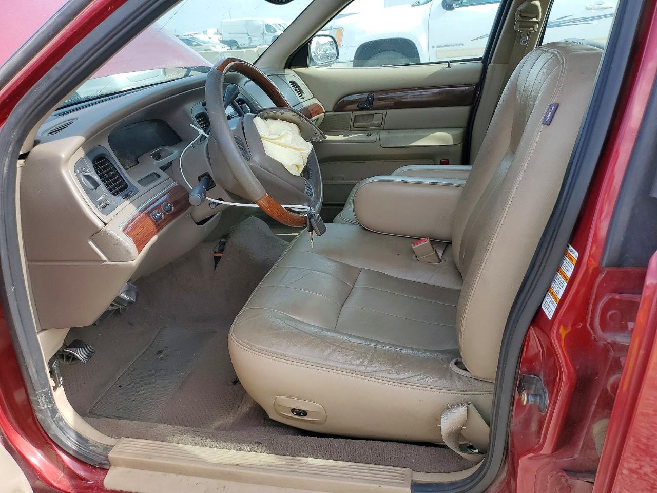 2003 Mercury Grand Marquis Ls Burgundy vin: 2MEHM75W93X664072