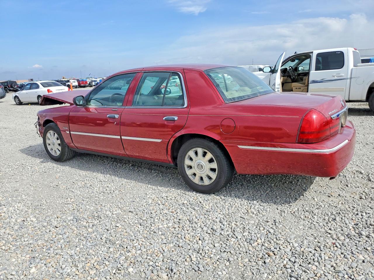 2003 Mercury Grand Marquis Ls Burgundy vin: 2MEHM75W93X664072