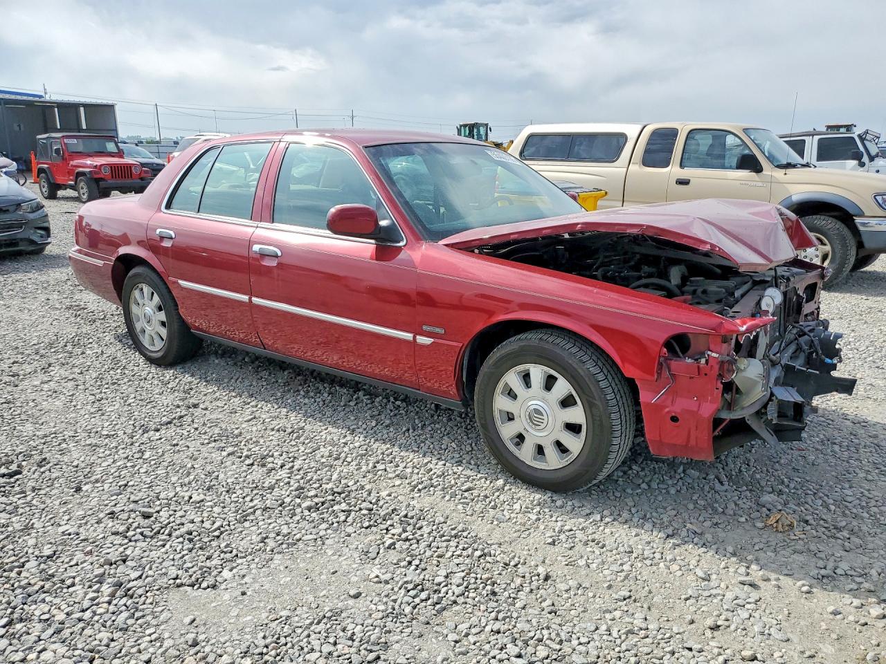 2003 Mercury Grand Marquis Ls Burgundy vin: 2MEHM75W93X664072