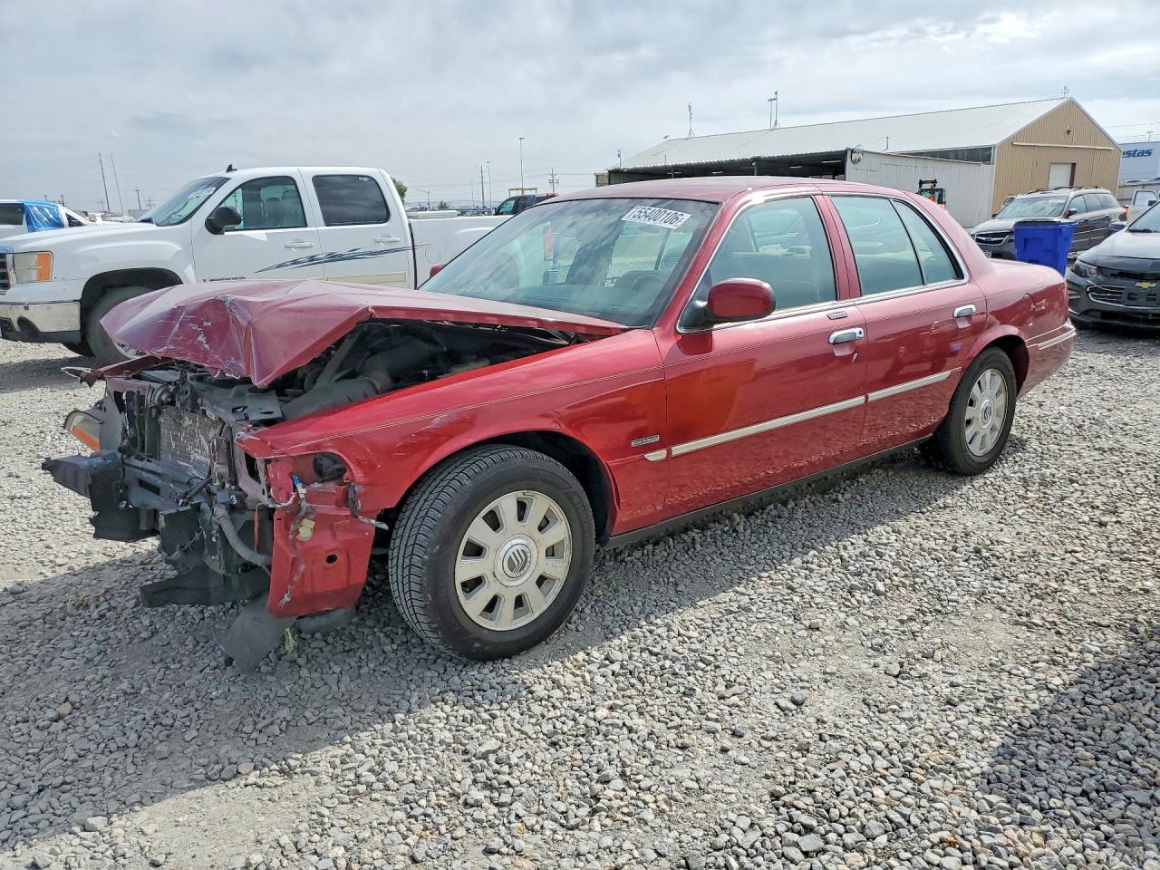 2003 Mercury Grand Marquis Ls Burgundy vin: 2MEHM75W93X664072