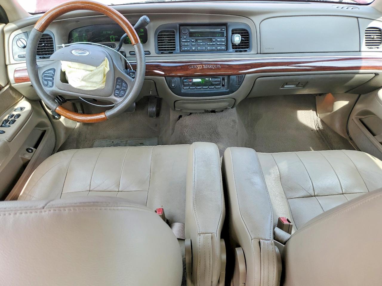 2003 Mercury Grand Marquis Ls Burgundy vin: 2MEHM75W93X664072