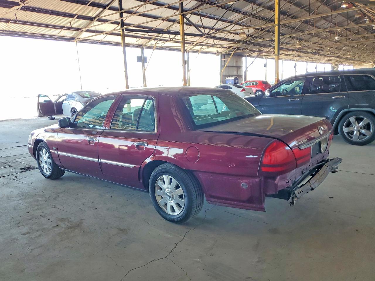 2004 Mercury Grand Marquis Ls Burgundy vin: 2MEHM75W94X604665