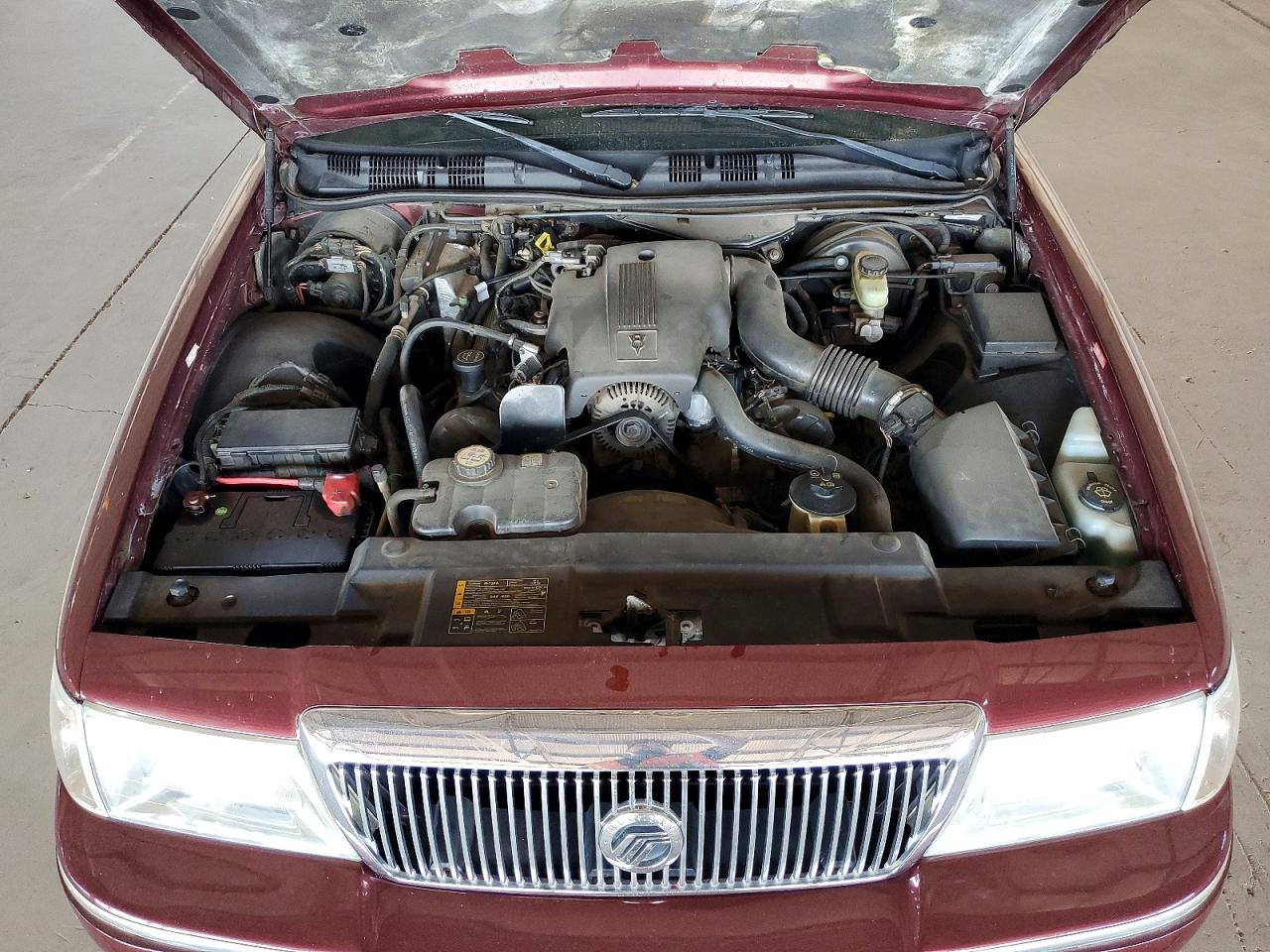2004 Mercury Grand Marquis Ls Burgundy vin: 2MEHM75W94X604665