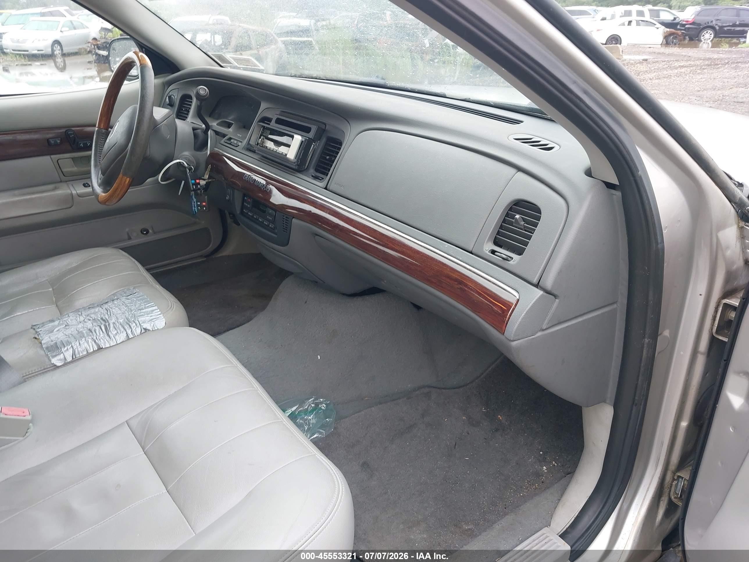 2004 Mercury Grand Marquis Ls Silver vin: 2MEHM75W94X635298
