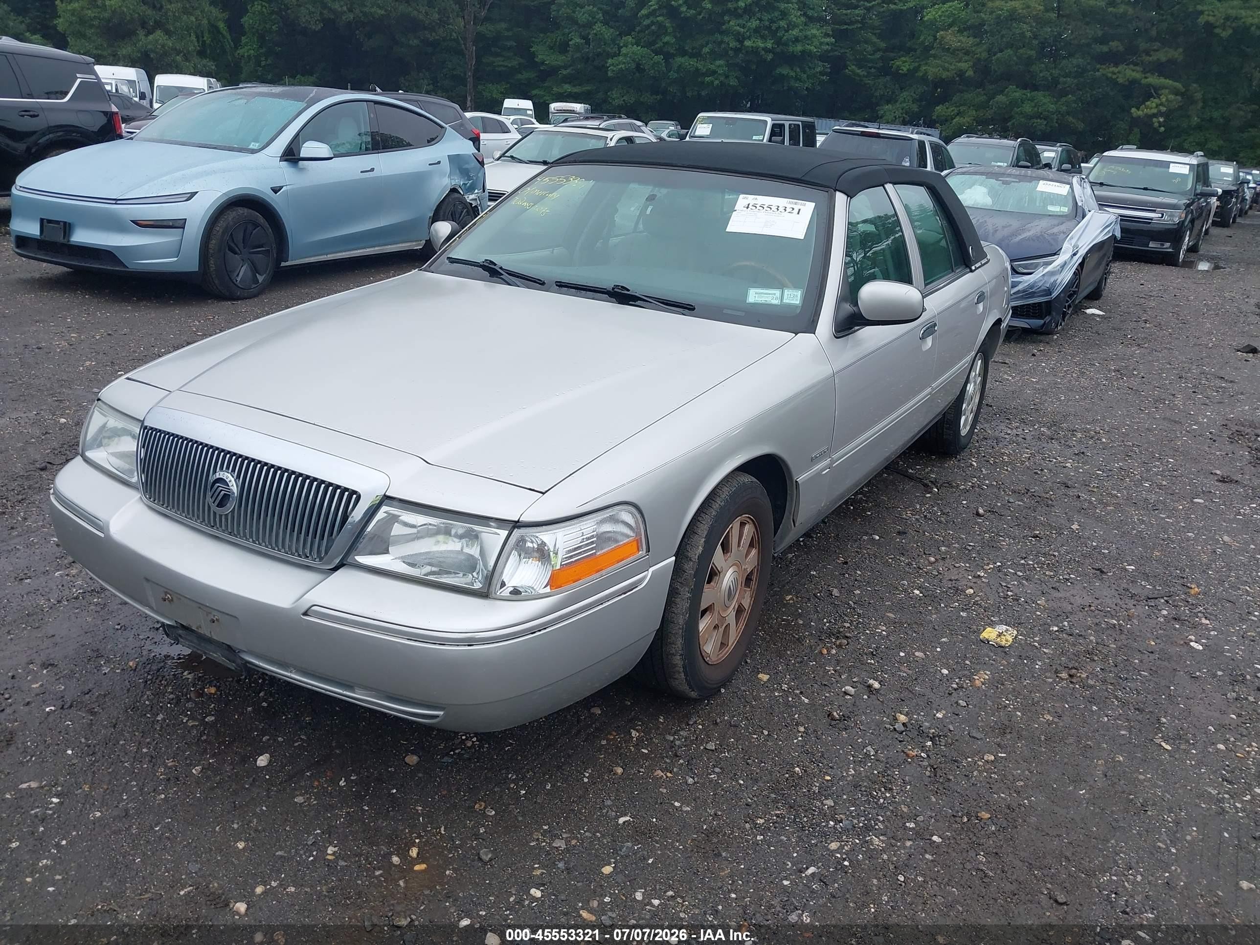 2004 Mercury Grand Marquis Ls Silver vin: 2MEHM75W94X635298