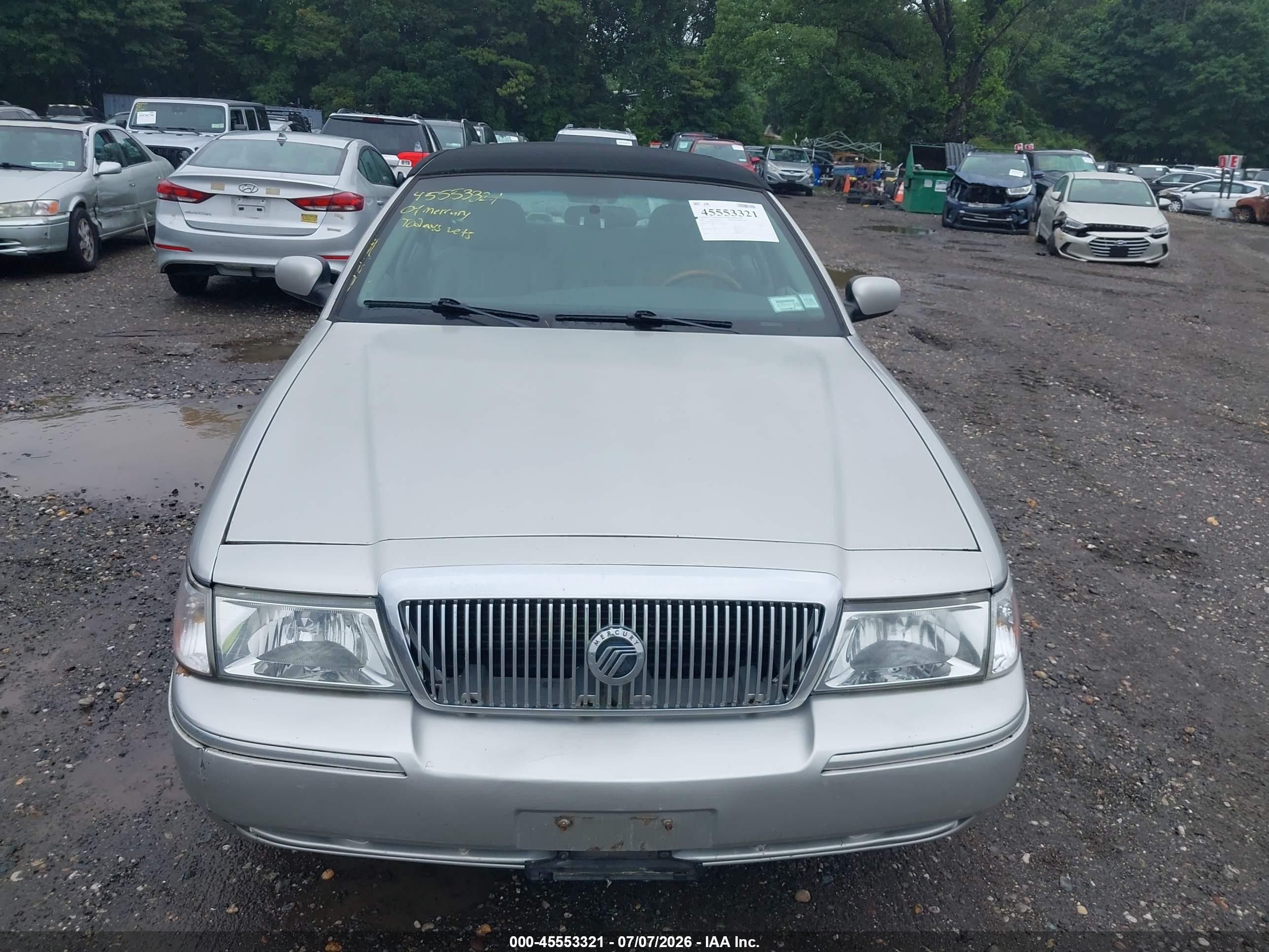 2004 Mercury Grand Marquis Ls Silver vin: 2MEHM75W94X635298